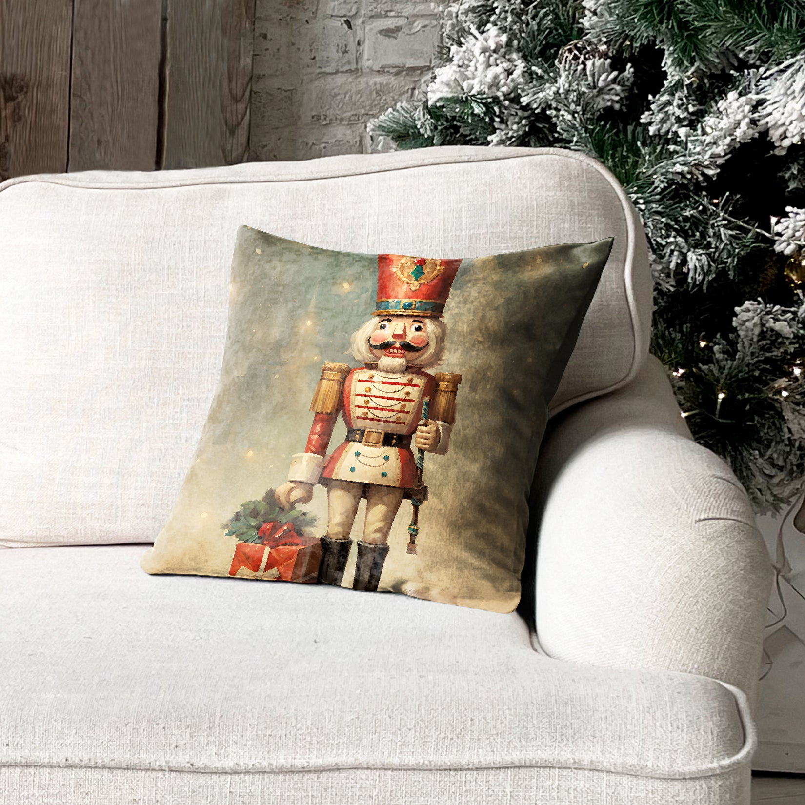 POLICEMAN RED DIGITAL PRINTED CUSHION COVER (Pack of 2)