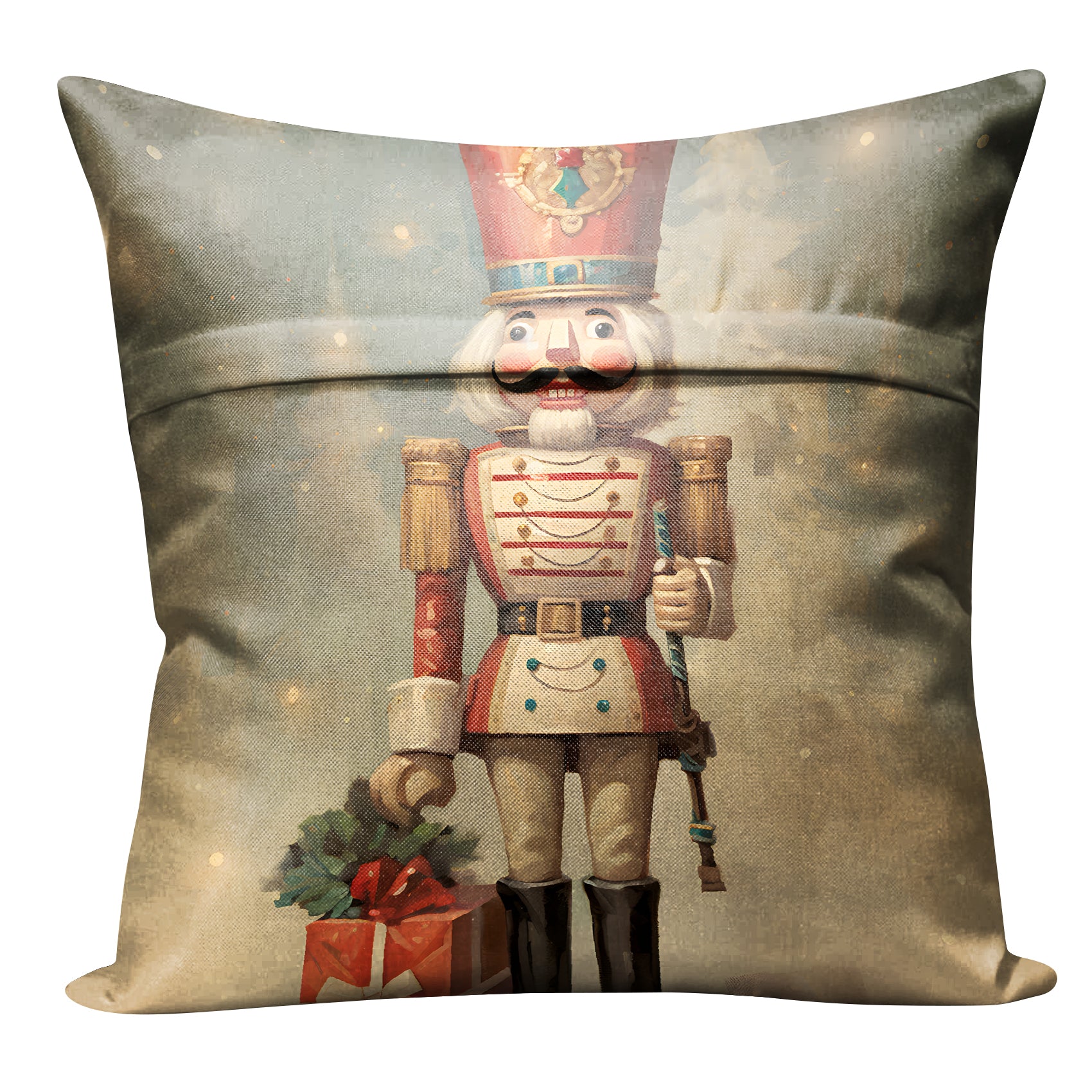POLICEMAN RED DIGITAL PRINTED CUSHION COVER (Pack of 2)