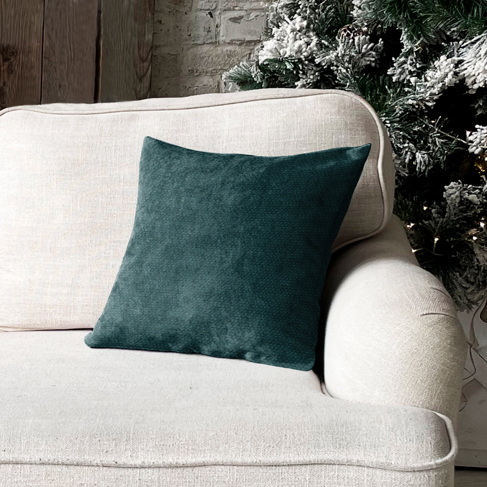 ROGER D-TEAL CUSHION COVER (Pack of 2)