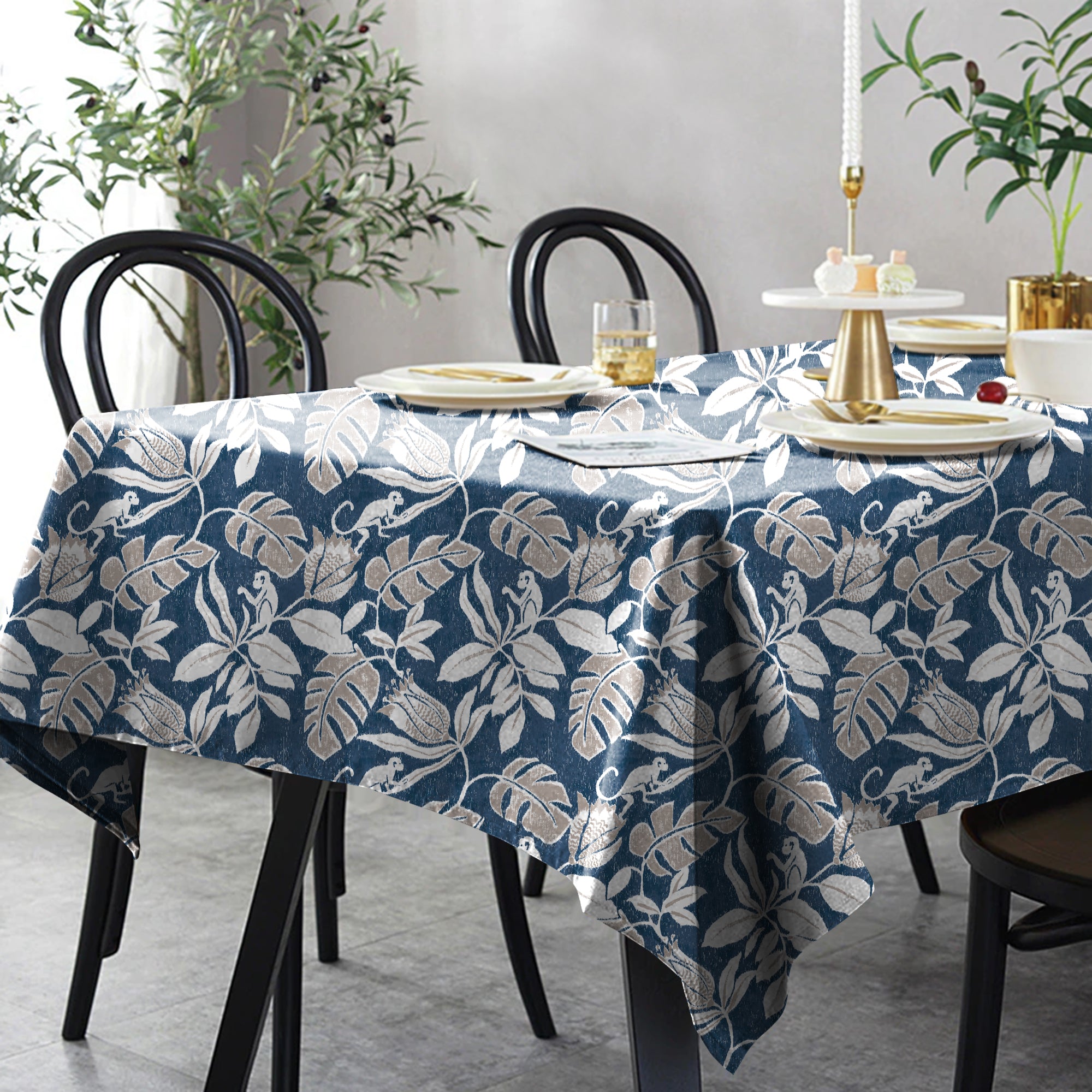 SAVANNA ROYAL BLUE TABLE CLOTH