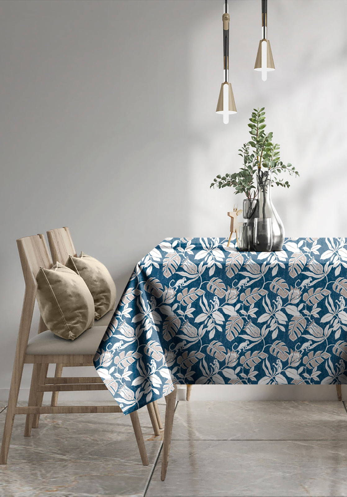 SAVANNA ROYAL BLUE TABLE CLOTH