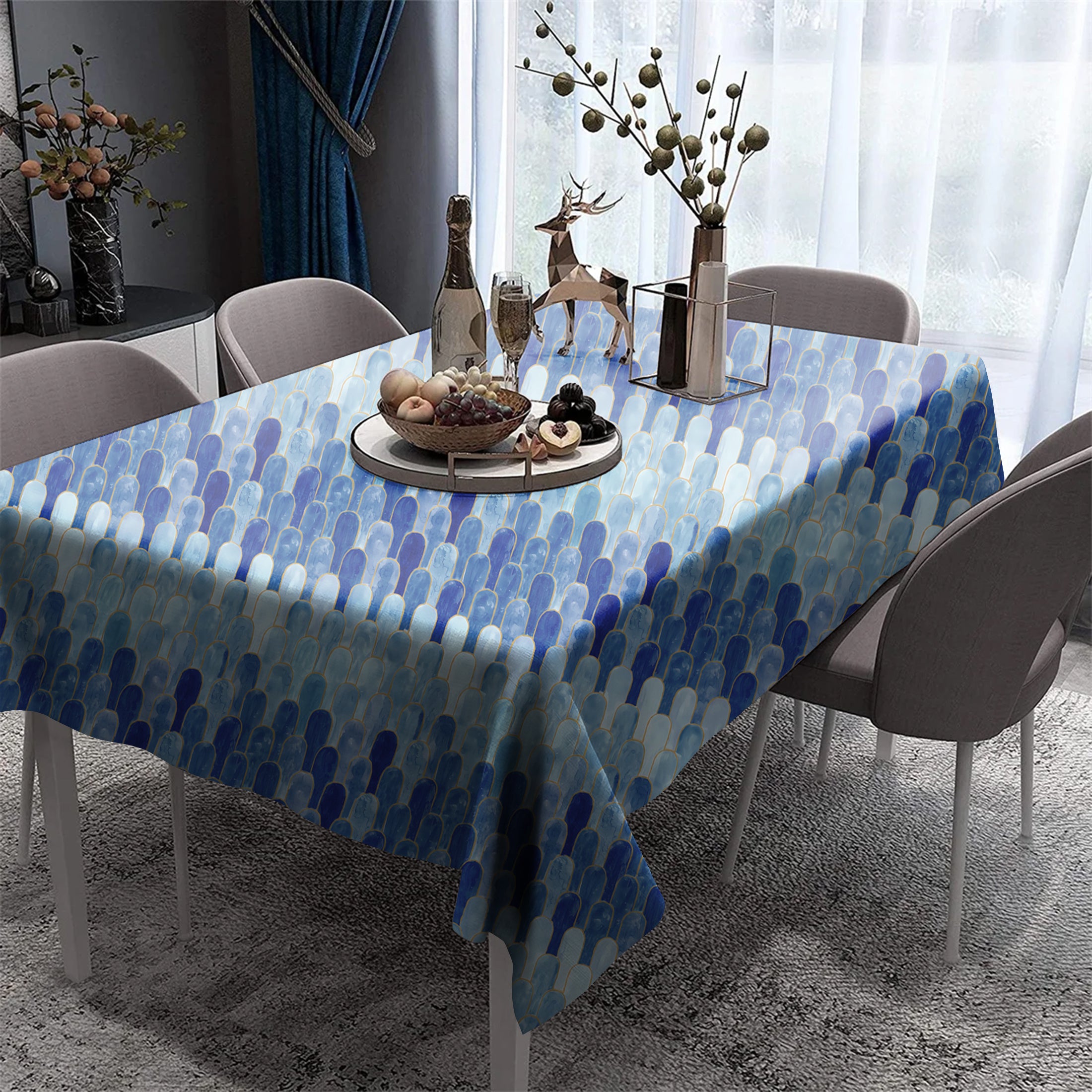 NICOBAR ROYAL BLUE TABLE CLOTH