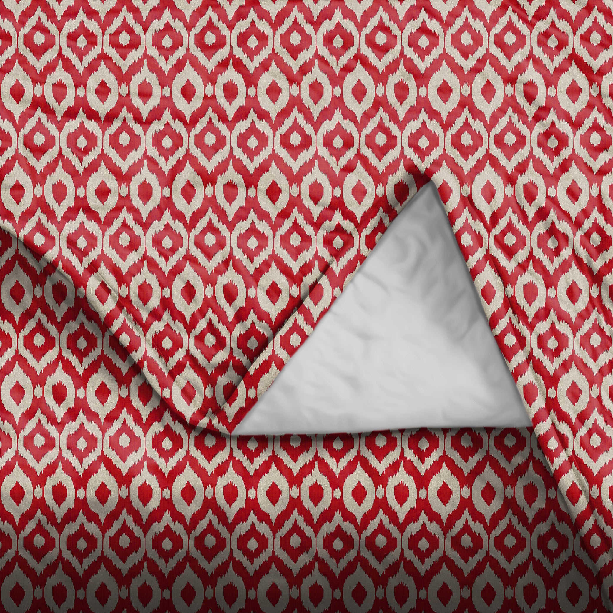 Bedcover Bistre Red for Double Bed with 2 Pillow Covers King Size (104" X 90")