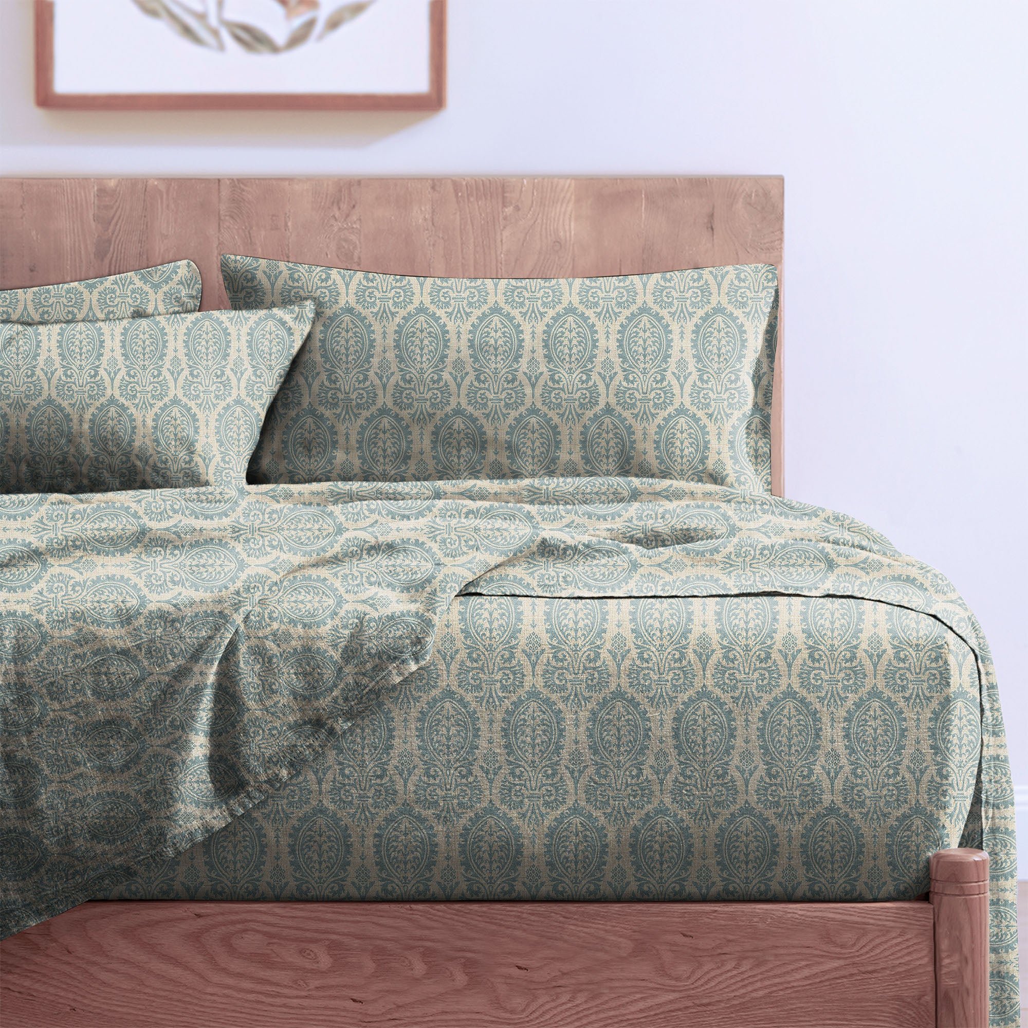 Manchester Regent Grey Bedcover for Double Bed with 2 Pillow Covers King Size (104" X 90") Regent Grey