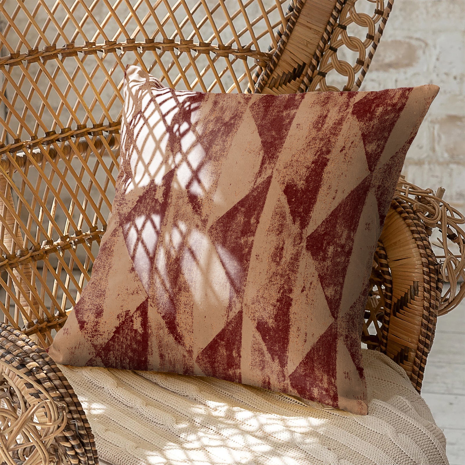 MYSTIQUE ROSSO DIGITAL PRINTED CUSHION COVER (Pack of 2)