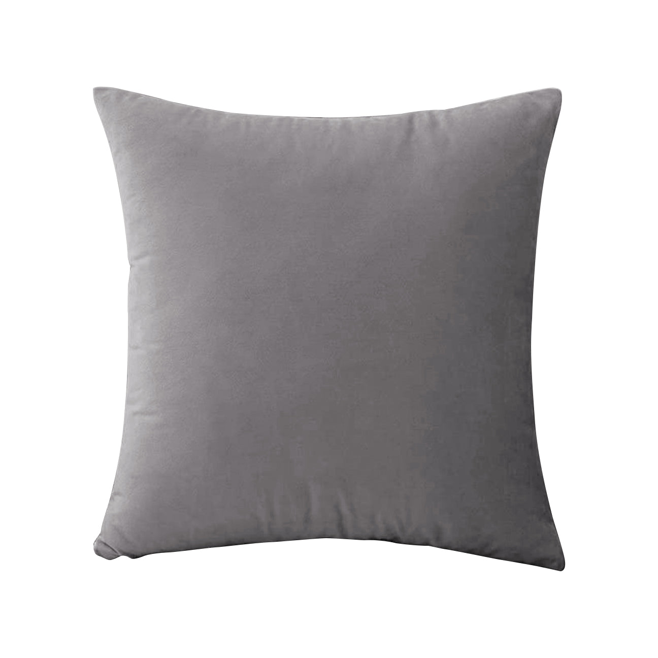 RAINBOW VELVET SILVER-17 CUSHION COVER (Pack of 2)