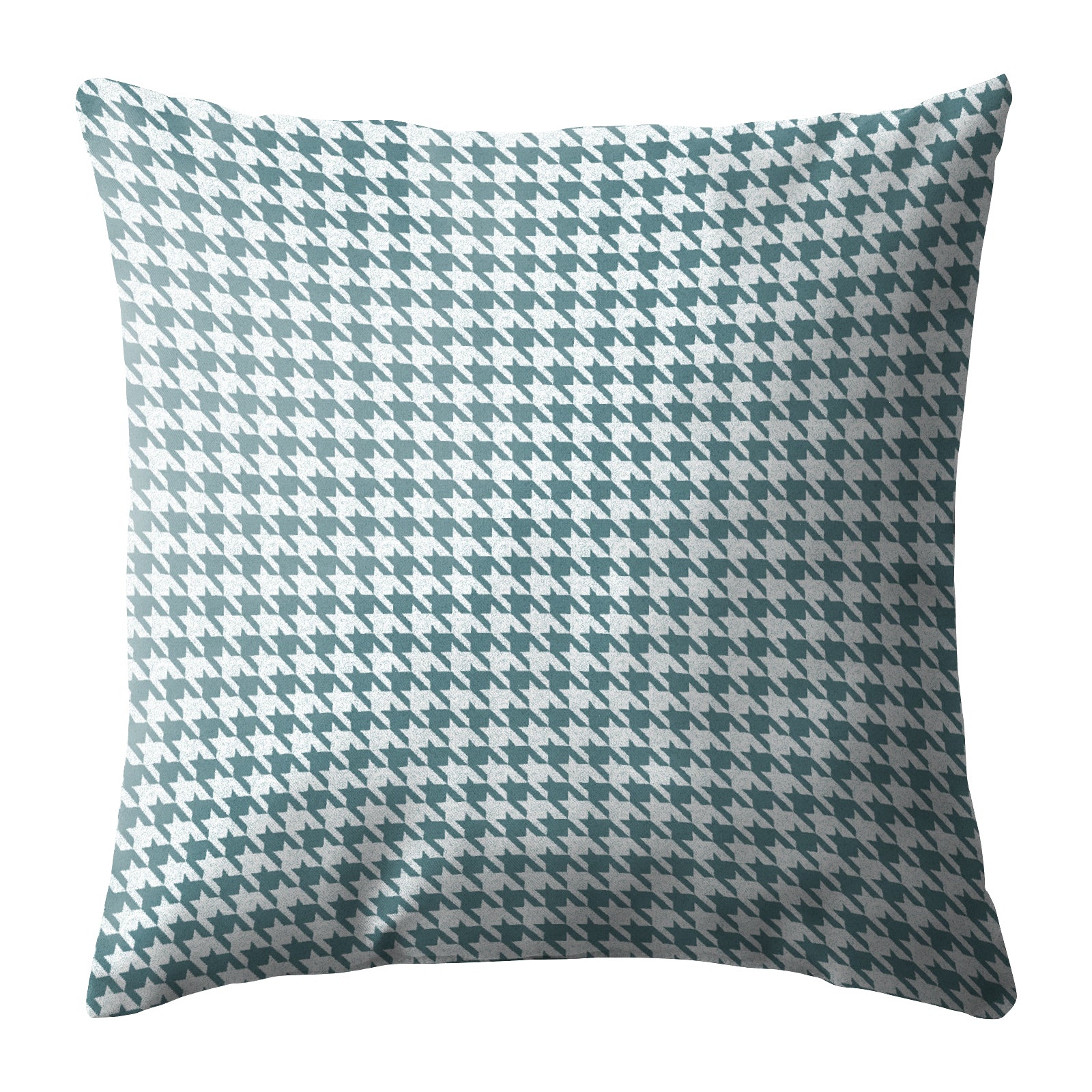 HOUNDSTOOTH SKY BLEU DIGITAL PRINTED CUSHION COVER (Pack of 2)
