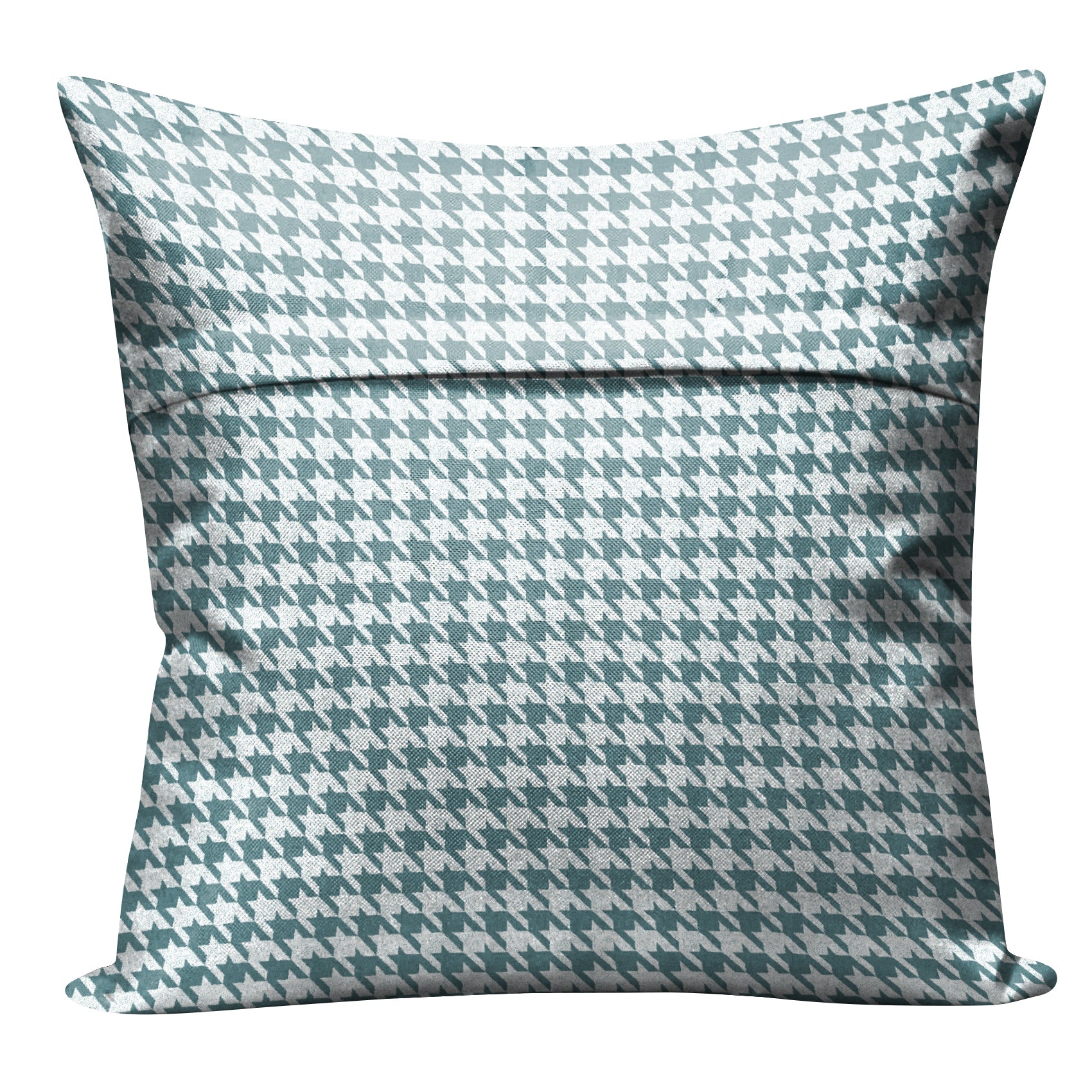 HOUNDSTOOTH SKY BLEU DIGITAL PRINTED CUSHION COVER (Pack of 2)