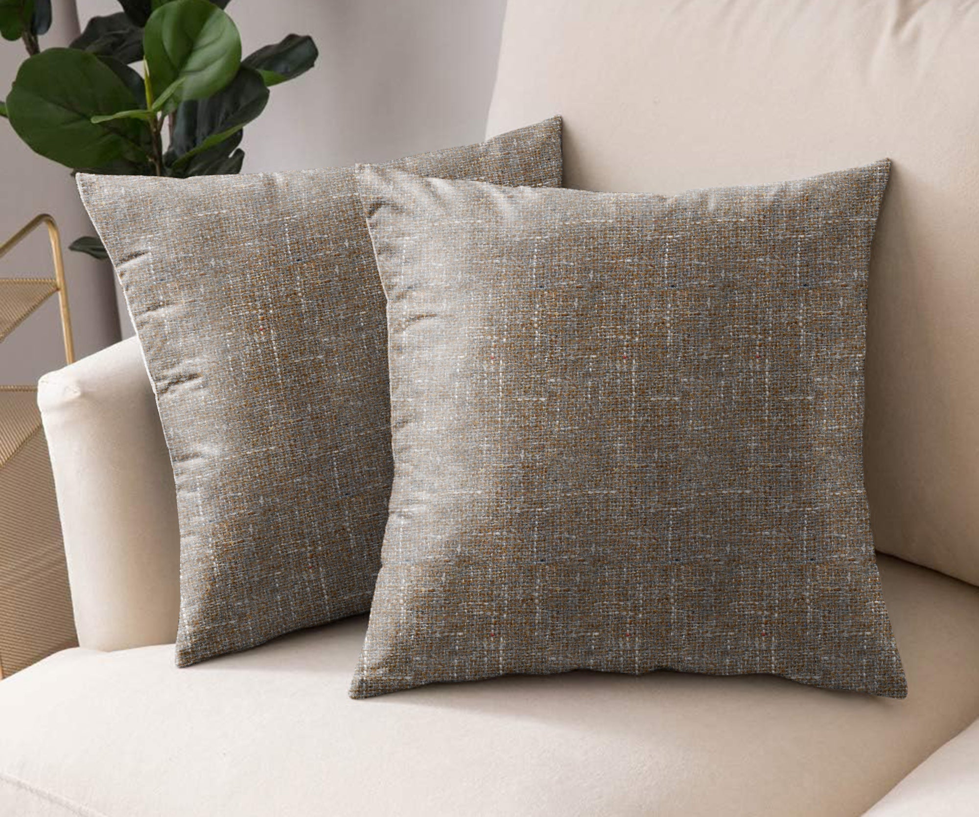 SPICE STONE DIGITAL PRINTED CUSHION COVER (Pack of 2)