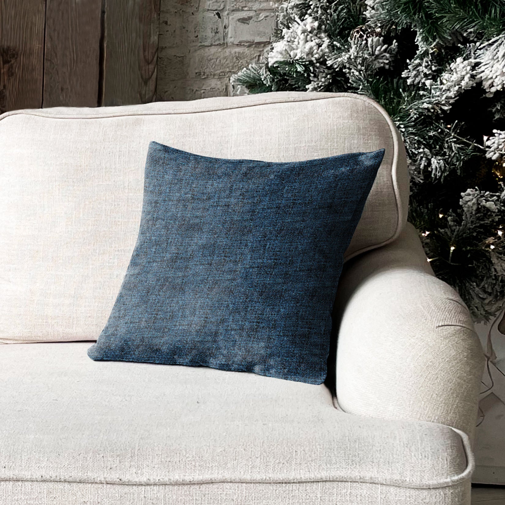 SPICE BLUE DIGITAL PRINTED CUSHION COVER (Pack of 2)