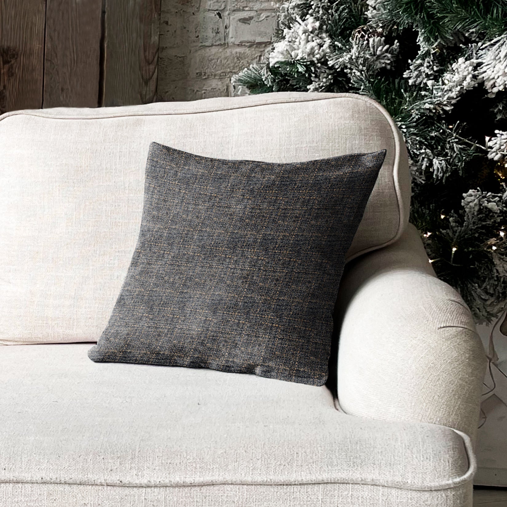 SPICE D-GREY DIGITAL PRINTED CUSHION COVER (Pack of 2)