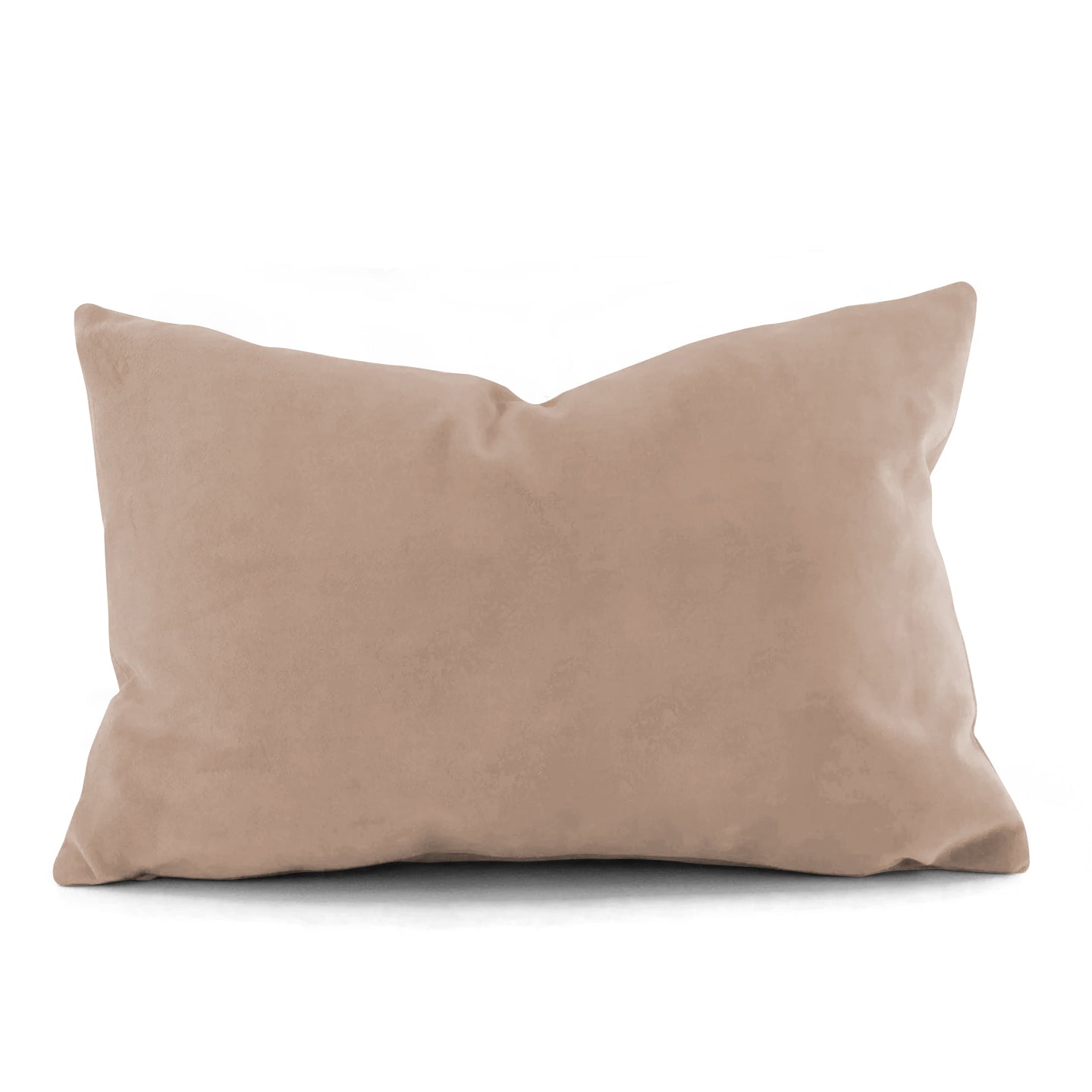 CASABLEU VELVET RECTANGULAR CUSHION COVER THROW PILLOW COVER FOR LIVING ROOM COUCH SINGLE SOFA, COLOURFUL MODERN 12 X 18 INCHES / 30 X 45 CM (COLOUR - STONE) (Pack of 2)