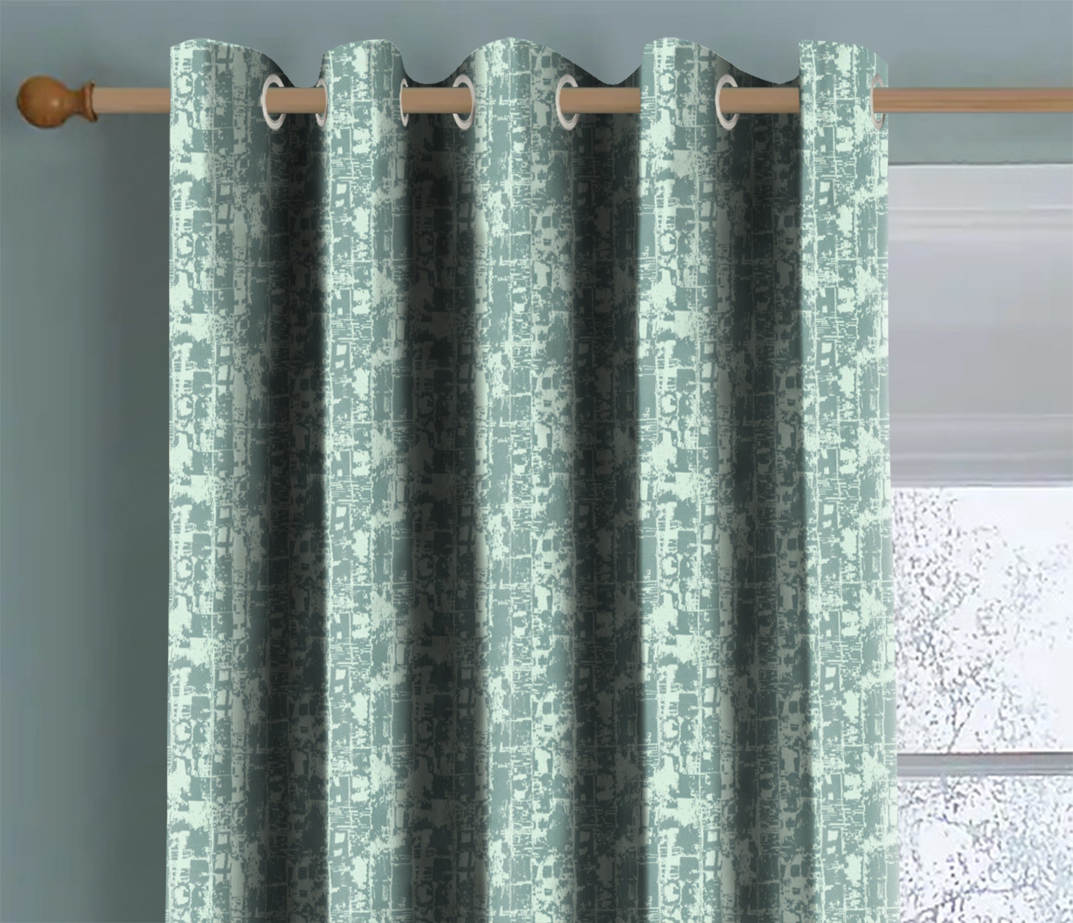 LEO SEA GREEN BLACKOUT CURTAIN