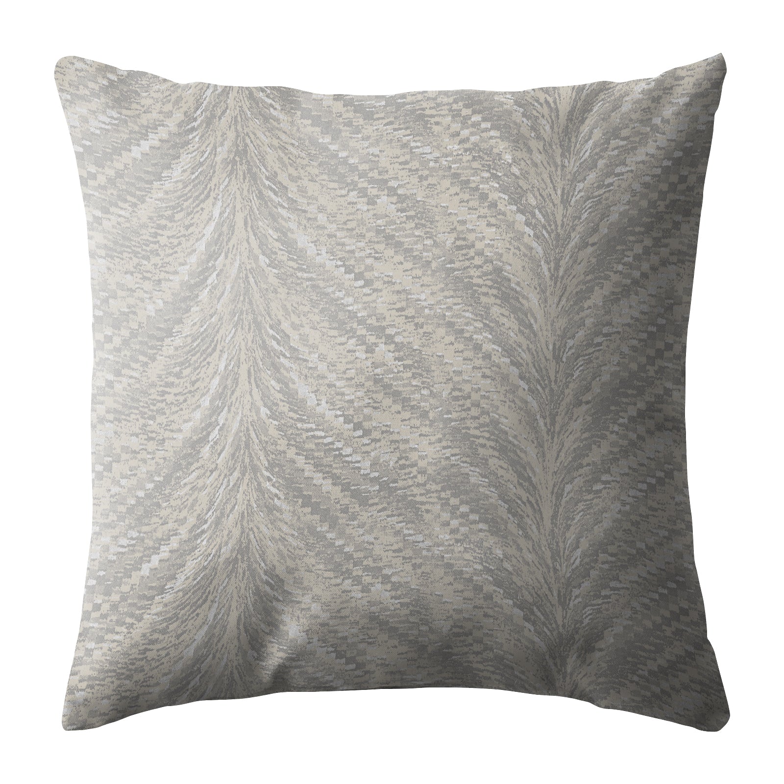LUXOR SILVER DIGITAL PRINTED CUSHION COVER (Pack of 2)
