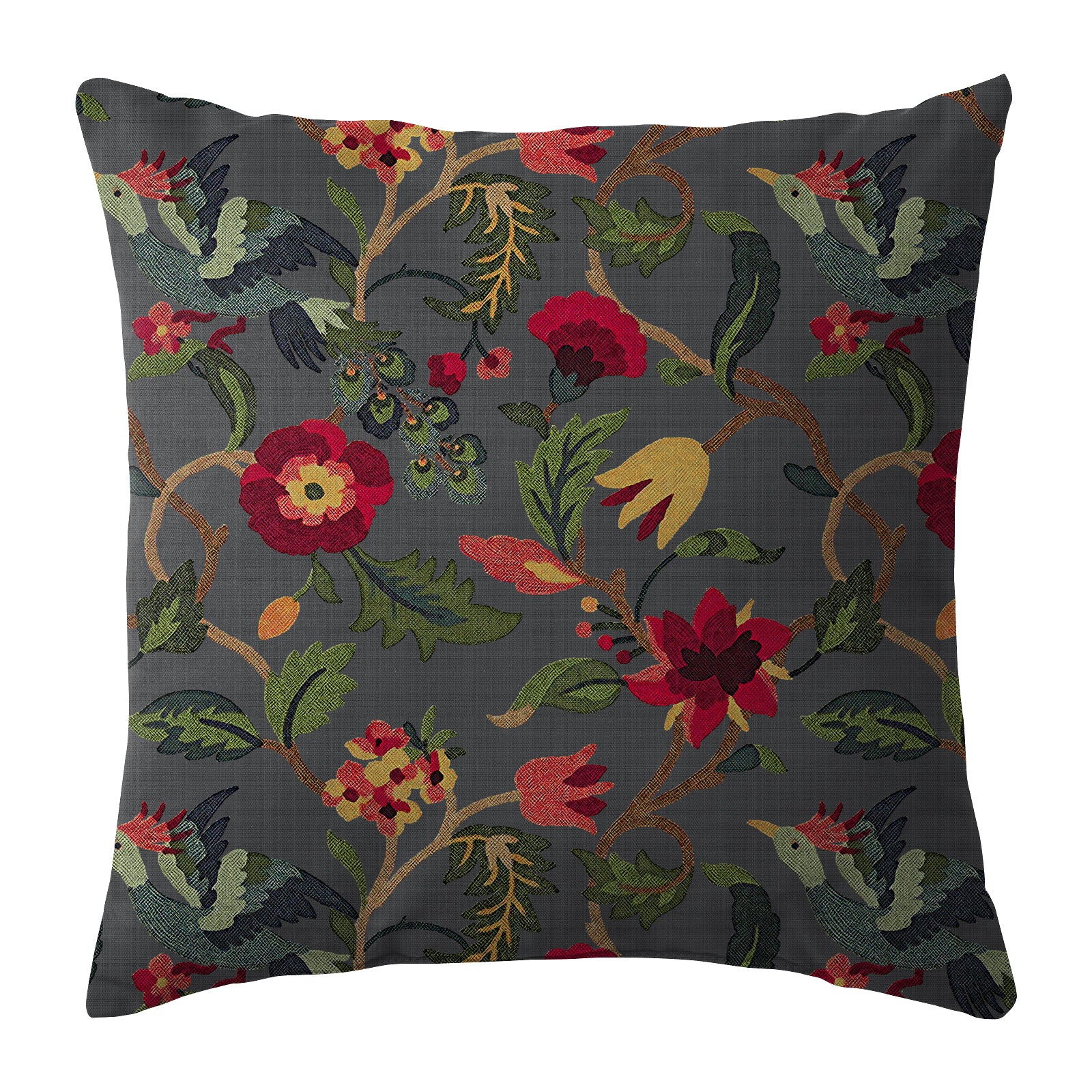 CABAL SPACE GREY DIGITAL PRINTED CUSHION COVER (Pack of 2)