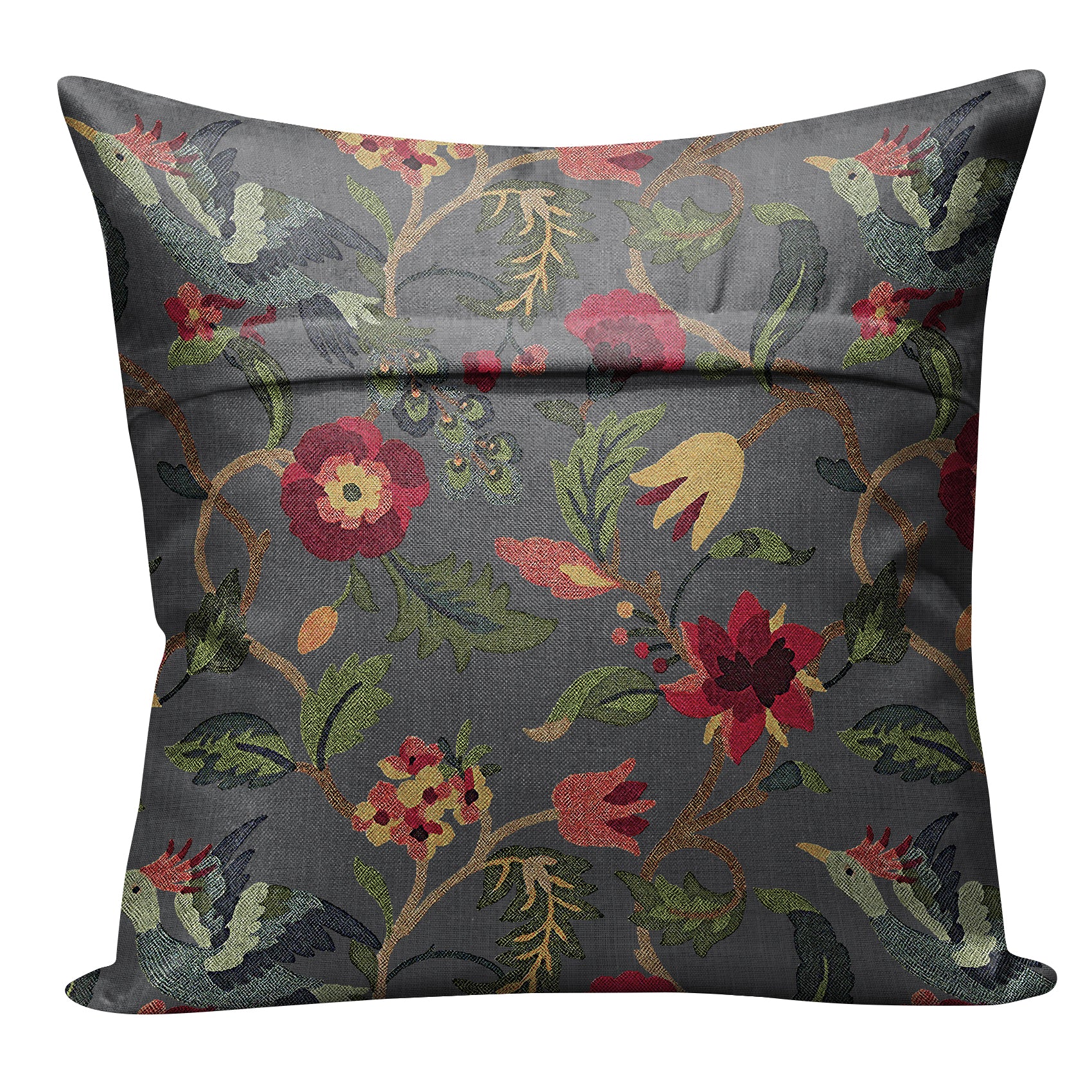 CABAL SPACE GREY DIGITAL PRINTED CUSHION COVER (Pack of 2)