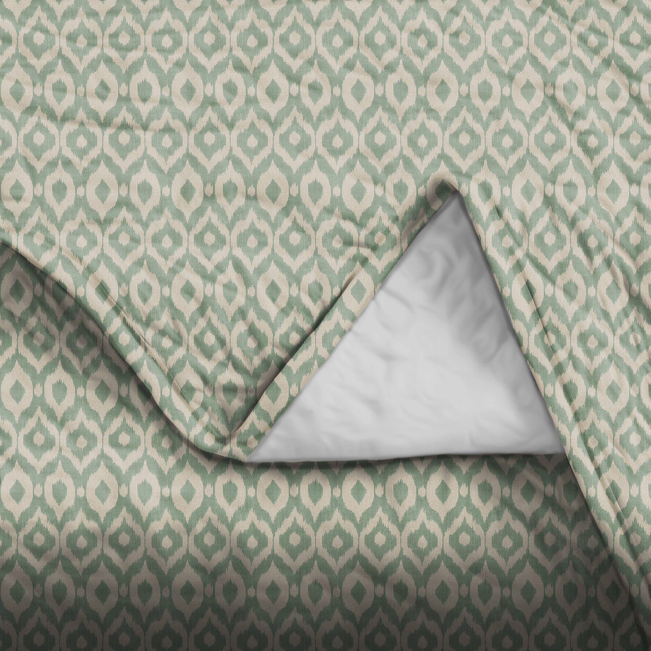 Bedcover Bistre Blue Grey for Double Bed with 2 Pillow Covers King Size (104" X 90")