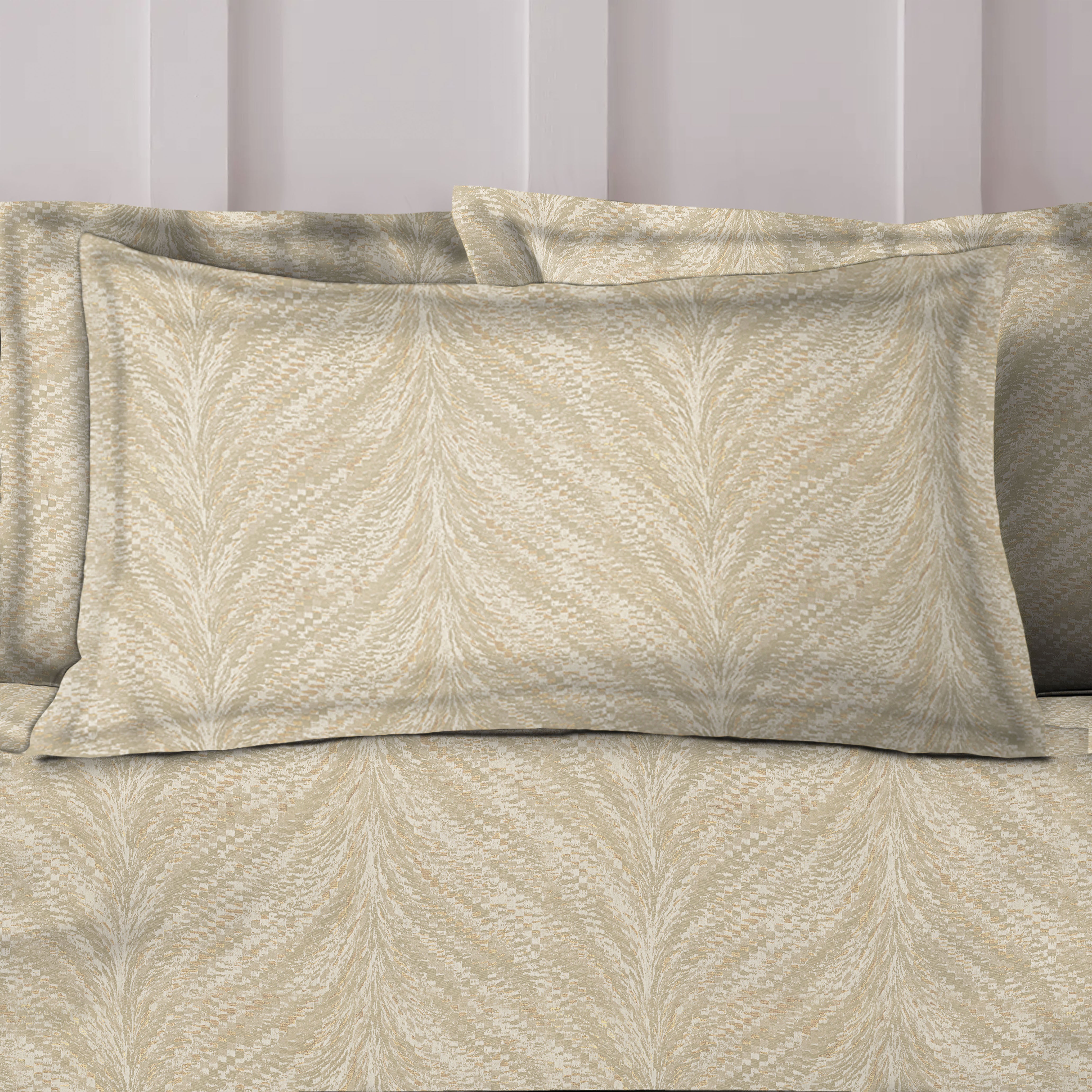 Luxor Stone Bedcover for Double Bed with 2 PillowCovers King Size (104" X 90")