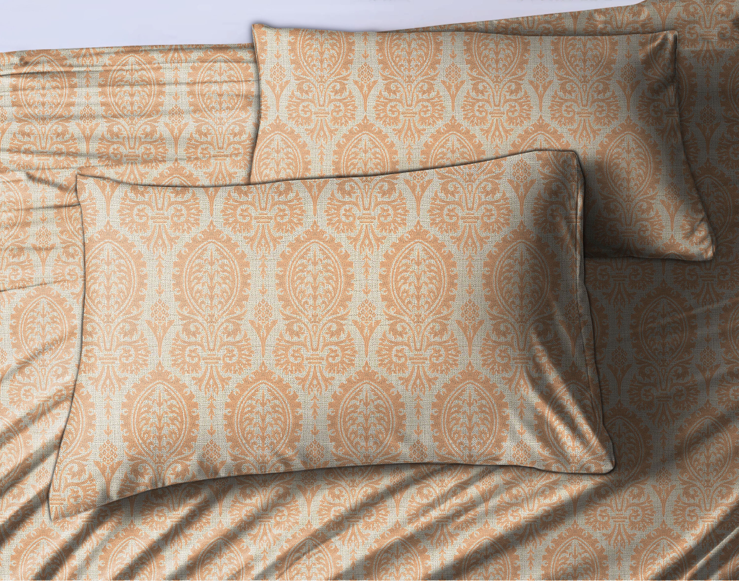 Manchester Tacao Bedcover for Double Bed with 2 Pillow Covers King Size (104" X 90")