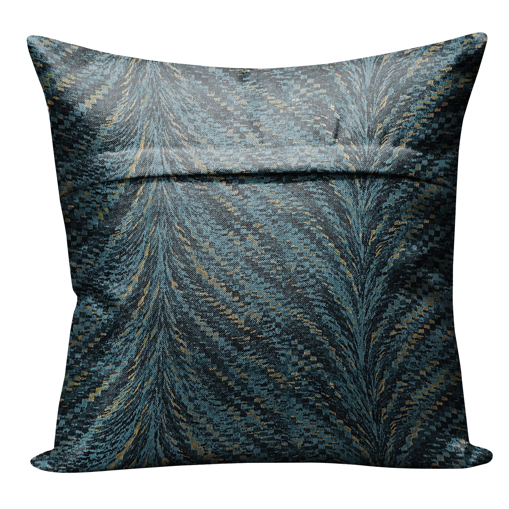 LUXOR TEAL DIGITAL PRINTED CUSHION COVER (Pack of 2)