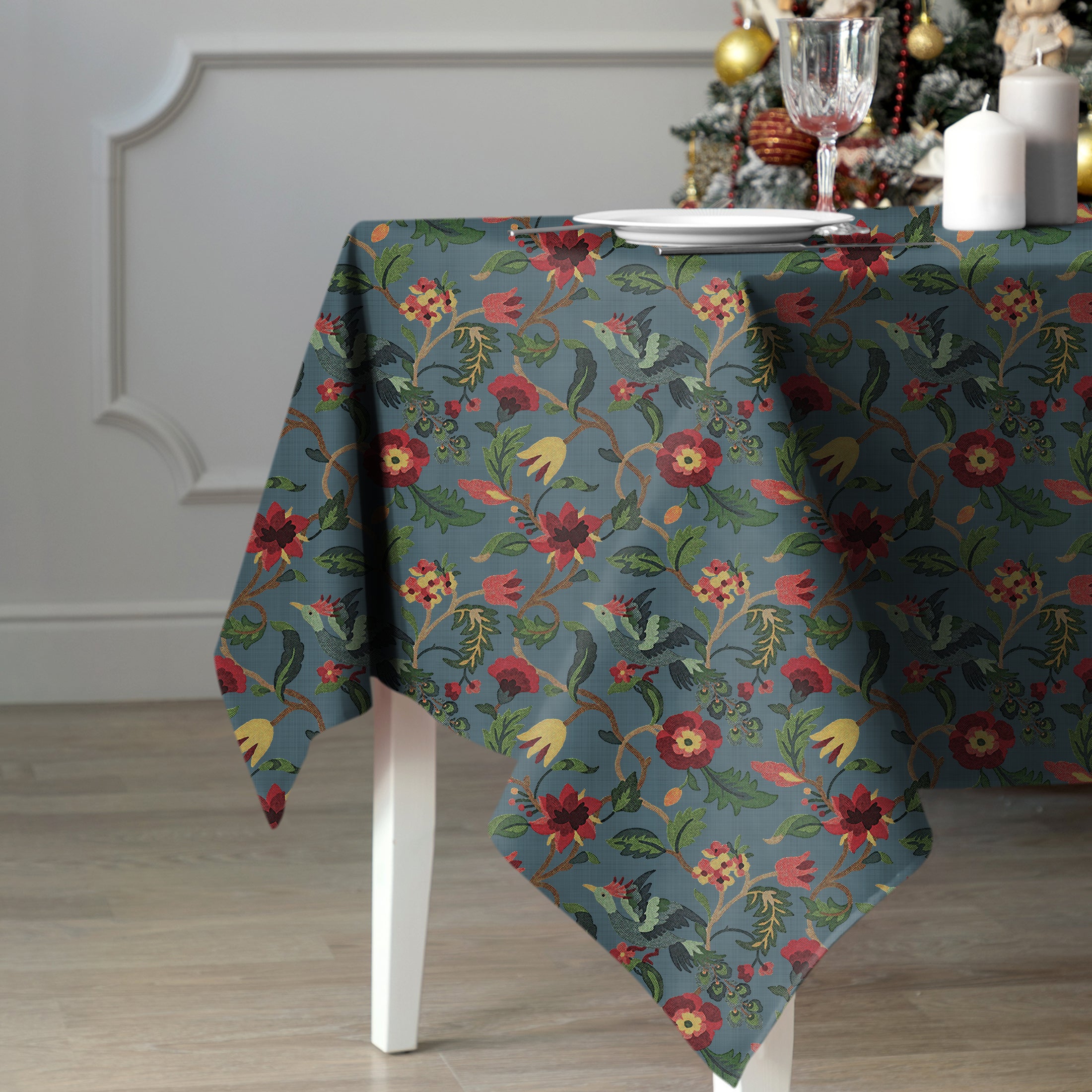 Cabal Teal Table Cloth