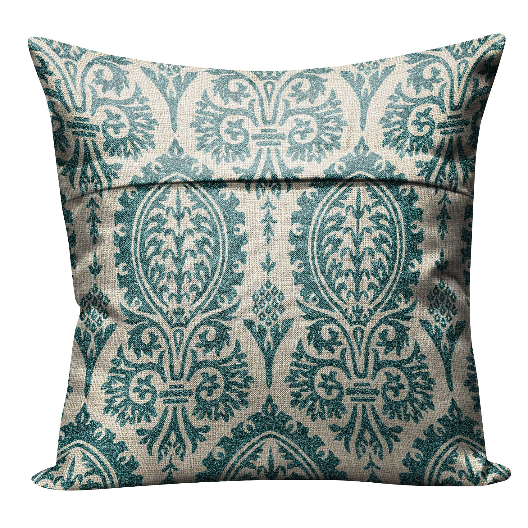 MANCHESTER TEAL DIGITAL PRINTED CUSHION COVER (Pack of 2)