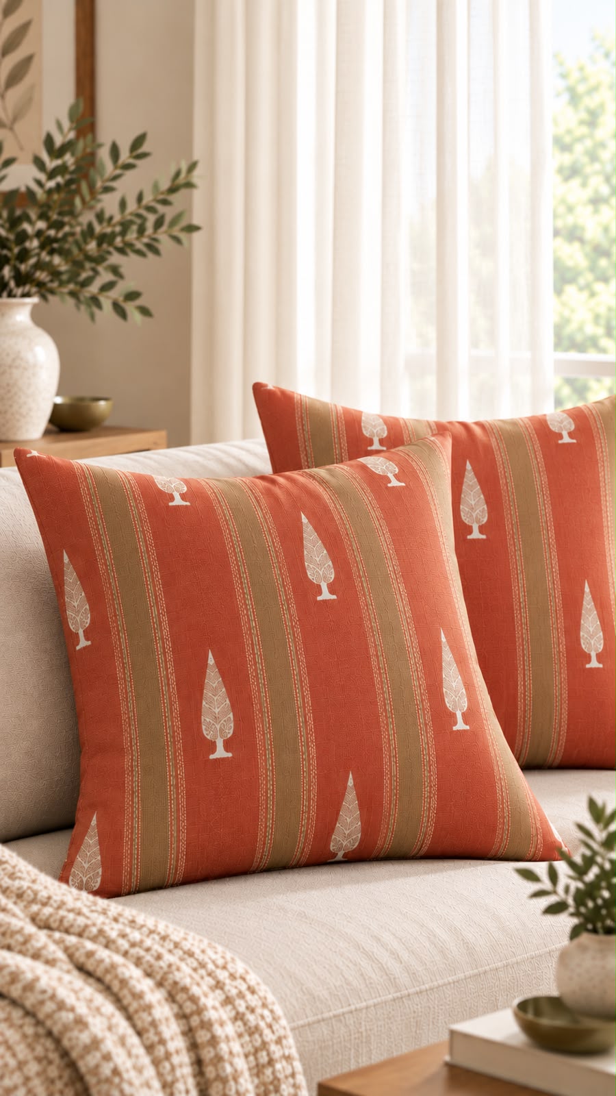 BAGH-E-SAANJH HERITAGE CUSHION COVER