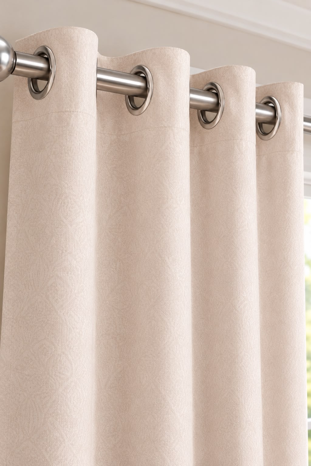 PASTORA CAMEL PRINTED CURTAIN