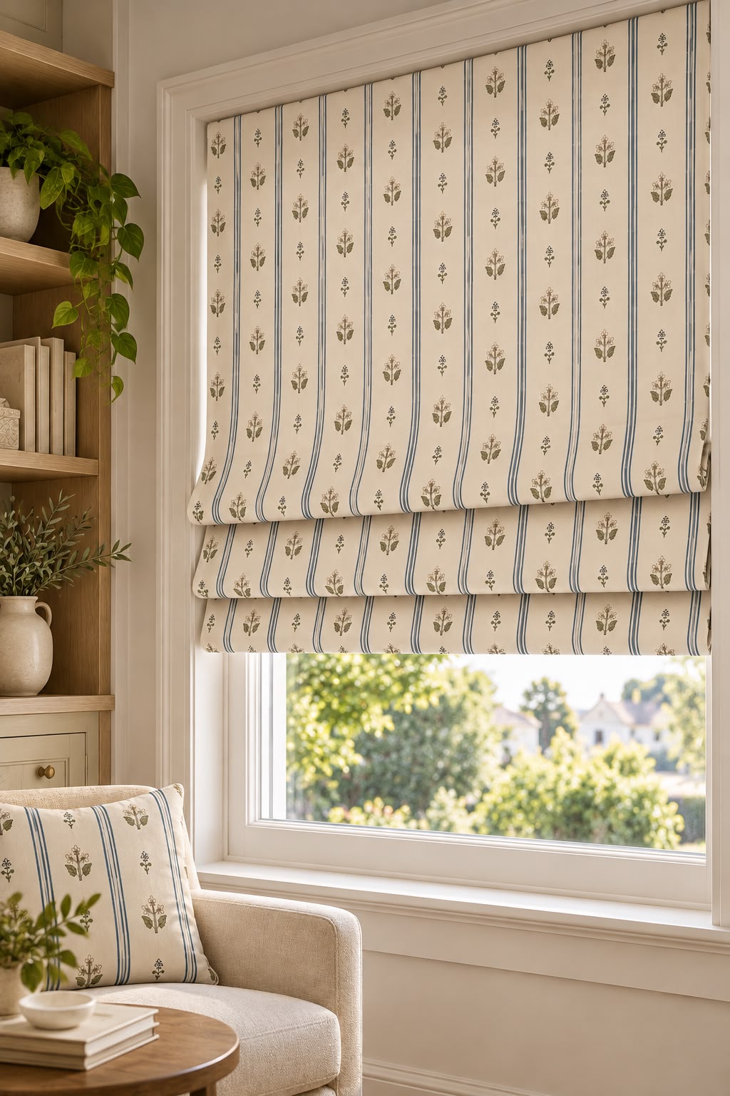 BELLE BEIGE READY MADE ROMAN BLIND