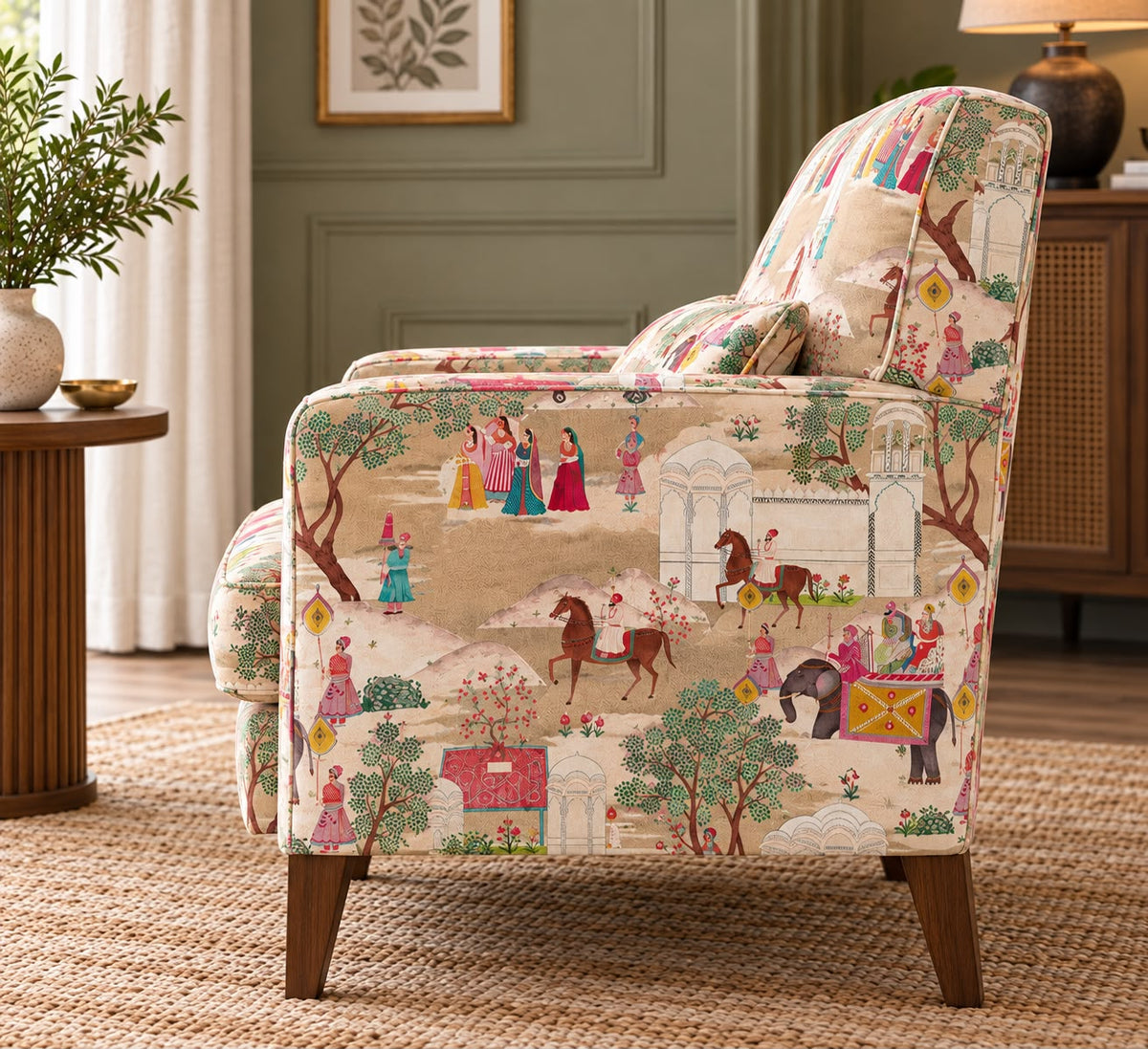 ROYAL JHAROKA UPHOLSTERY FABRIC