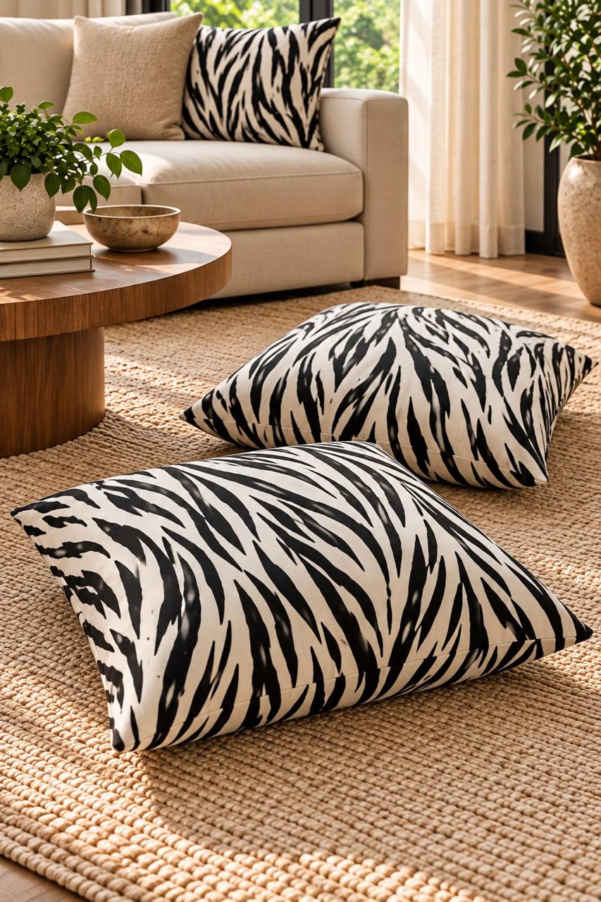 ZEBELLE CUSHION COVER (Pack of 2)