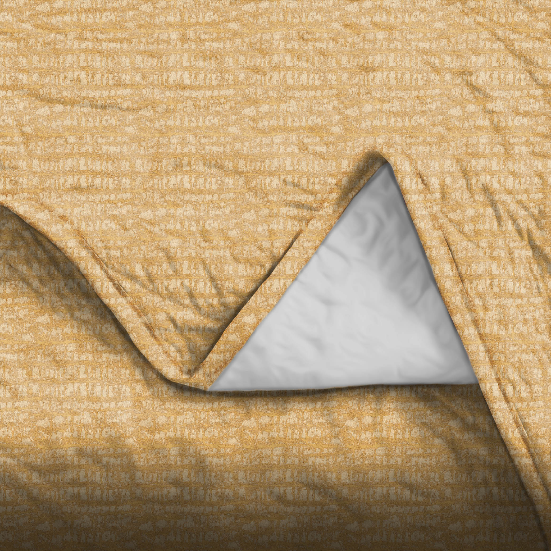 Valencia Yellow Bedcover for Double Bed with 2 Pillow Covers King Size (104" X 90")