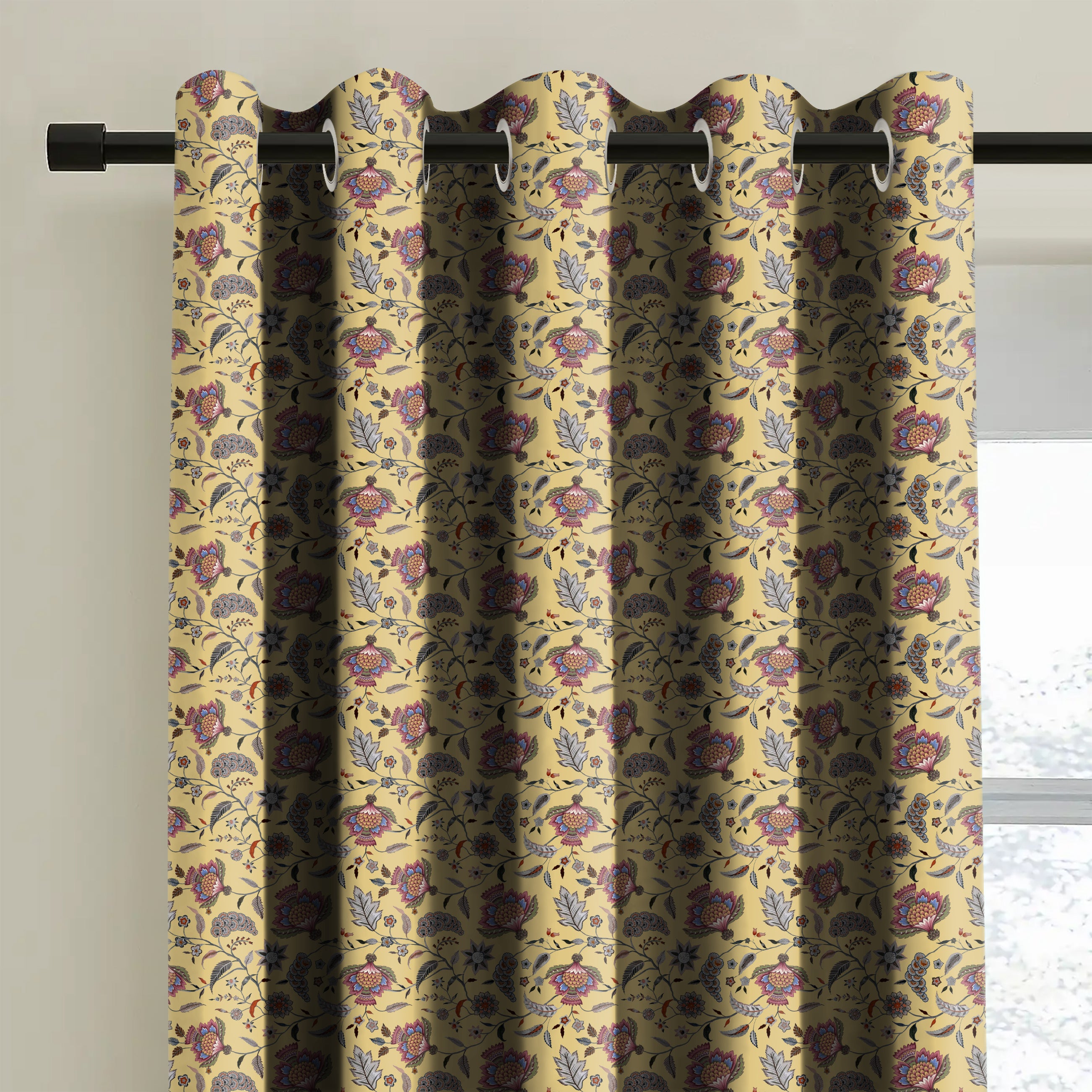 KASBAH YELLOW BLACKOUT CURTAINS