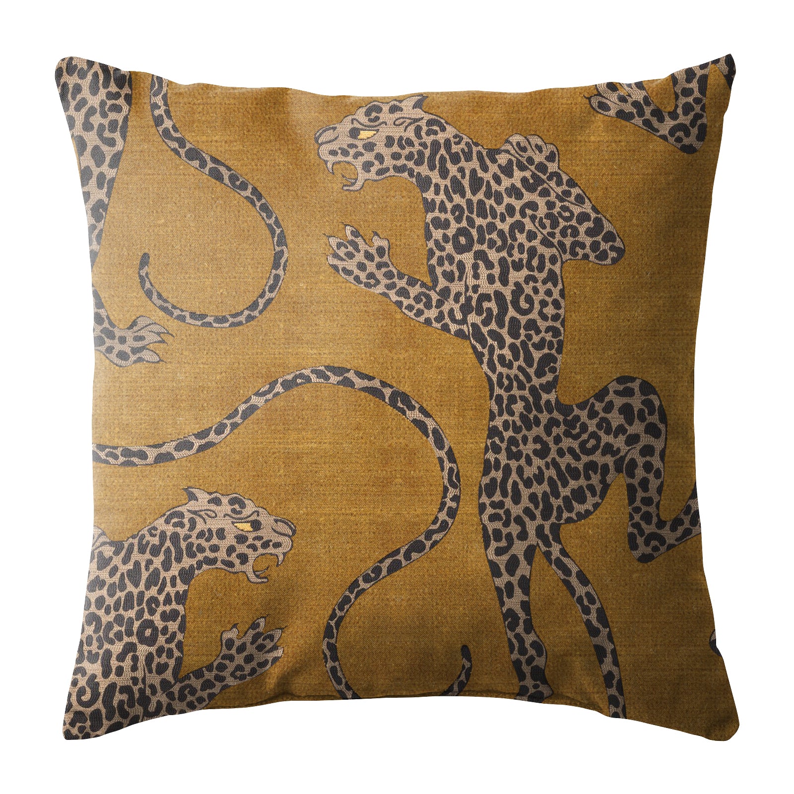 LIONEL YELLOW DIGITAL PRINTED CUSHION COVER (Pack of 2)