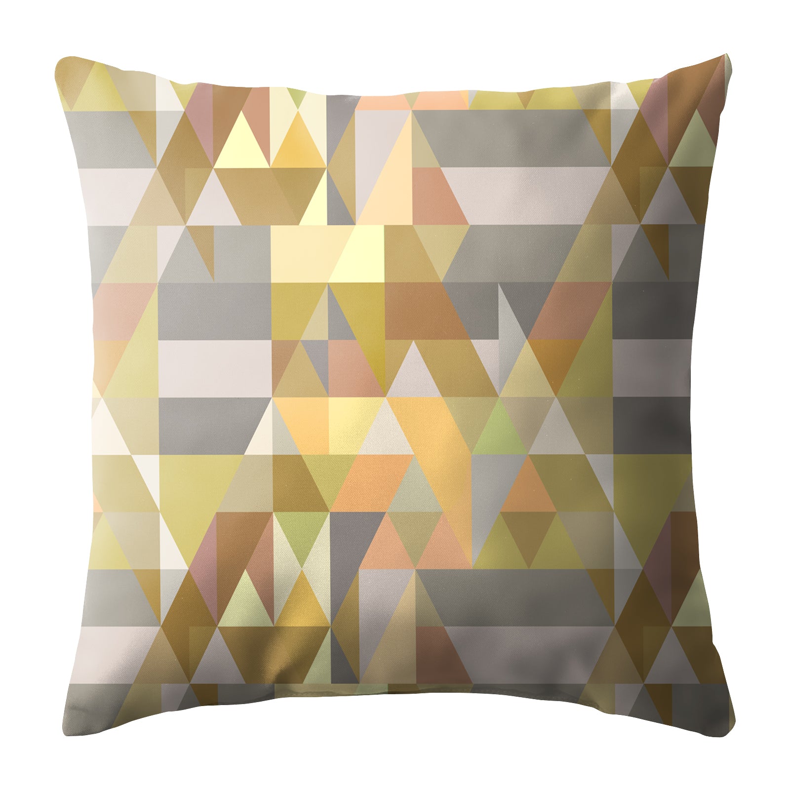 RUGA YELLOW DIGITAL PRINTED CUSHION COVER (Pack of 2)