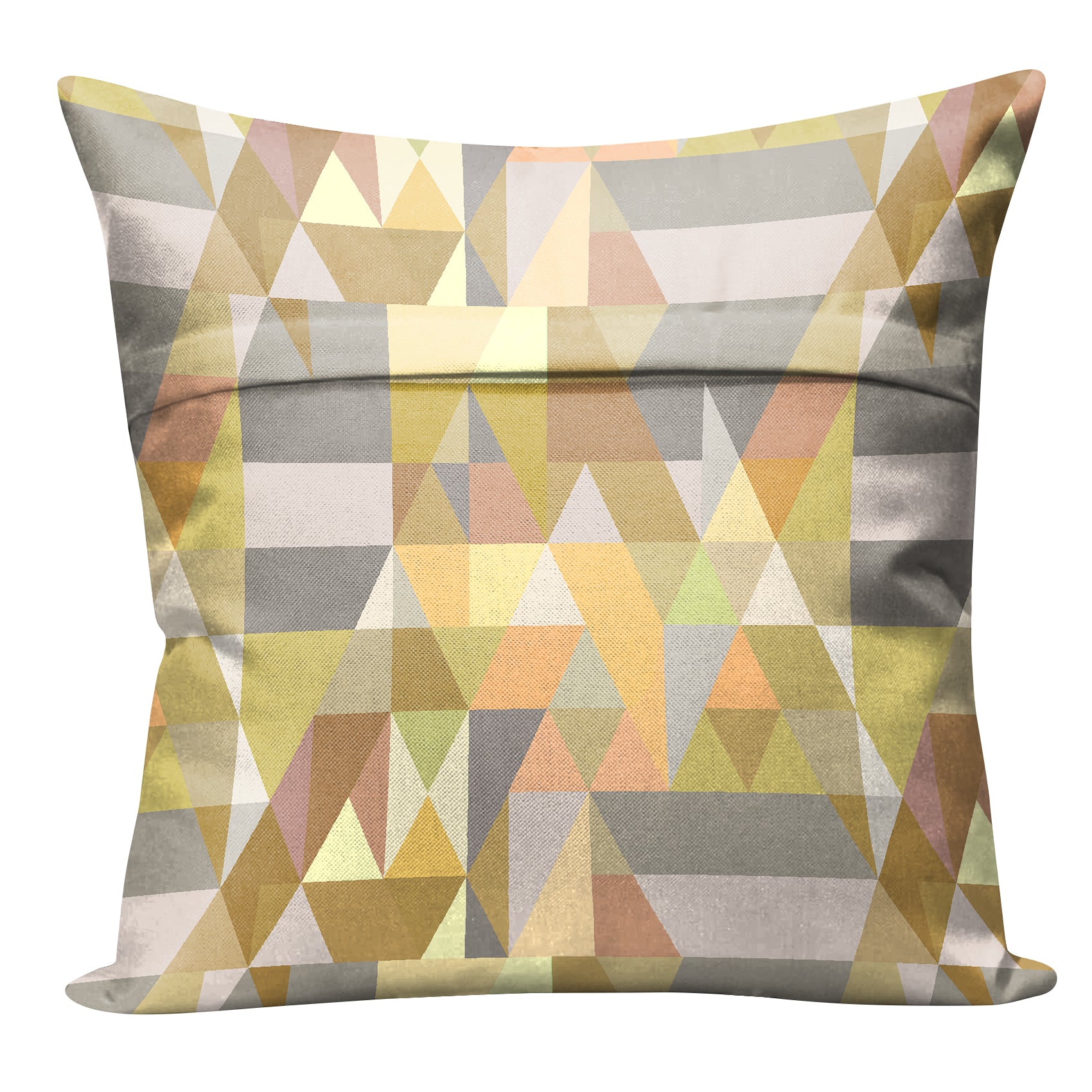 RUGA YELLOW DIGITAL PRINTED CUSHION COVER (Pack of 2)