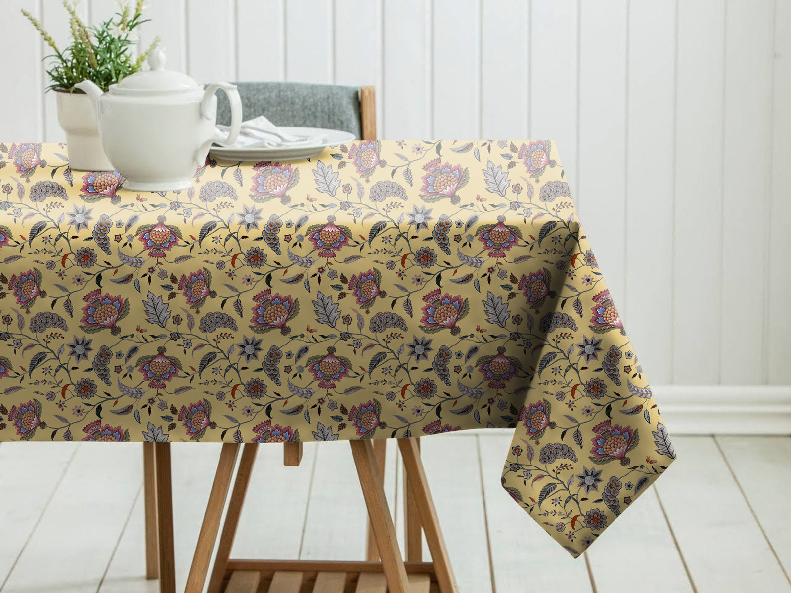 Kasbah Yellow 6 Seater Table Cloth