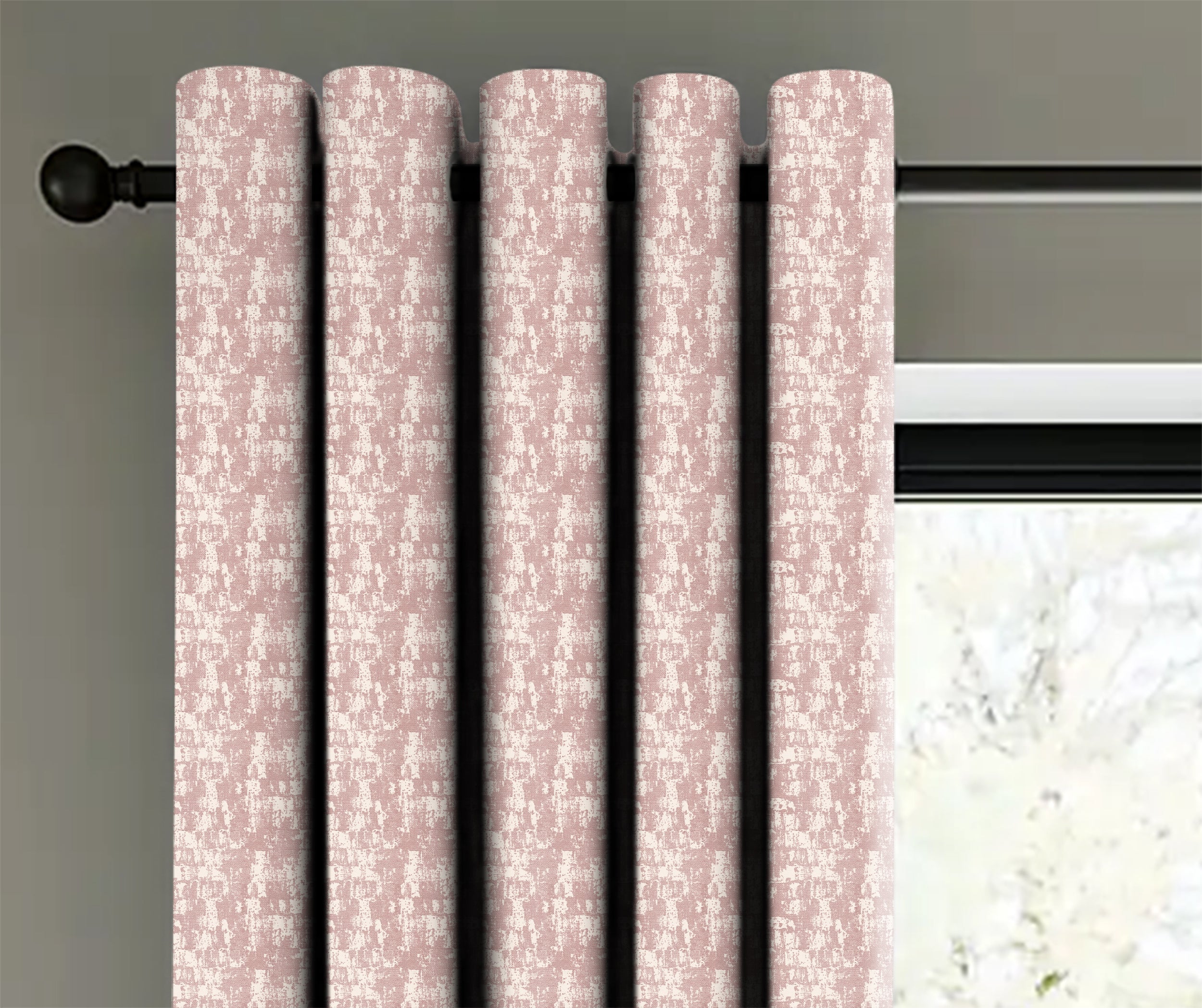 Venice Baby Pink Blackout Curtain