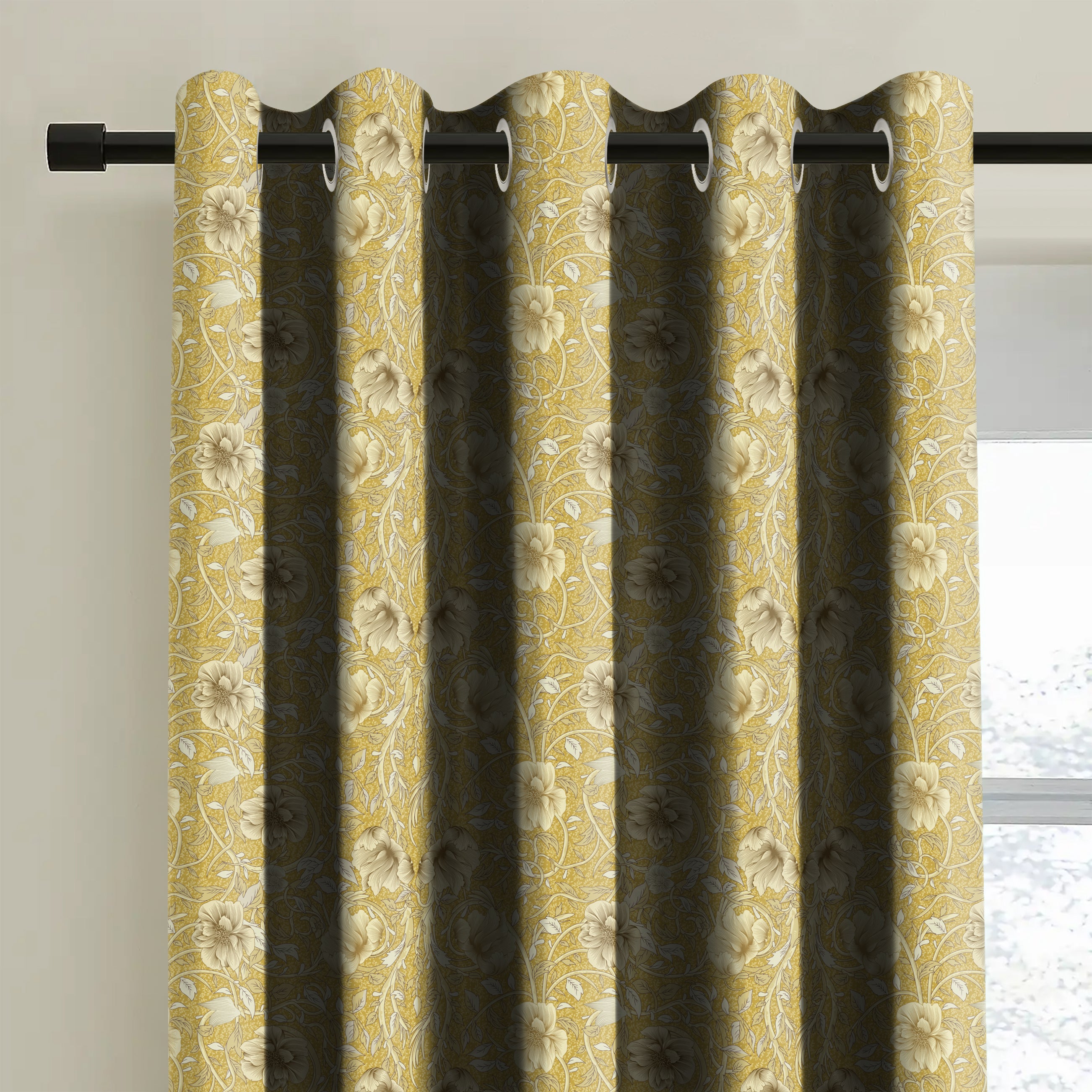Heritage Mustard Blackout Curtain