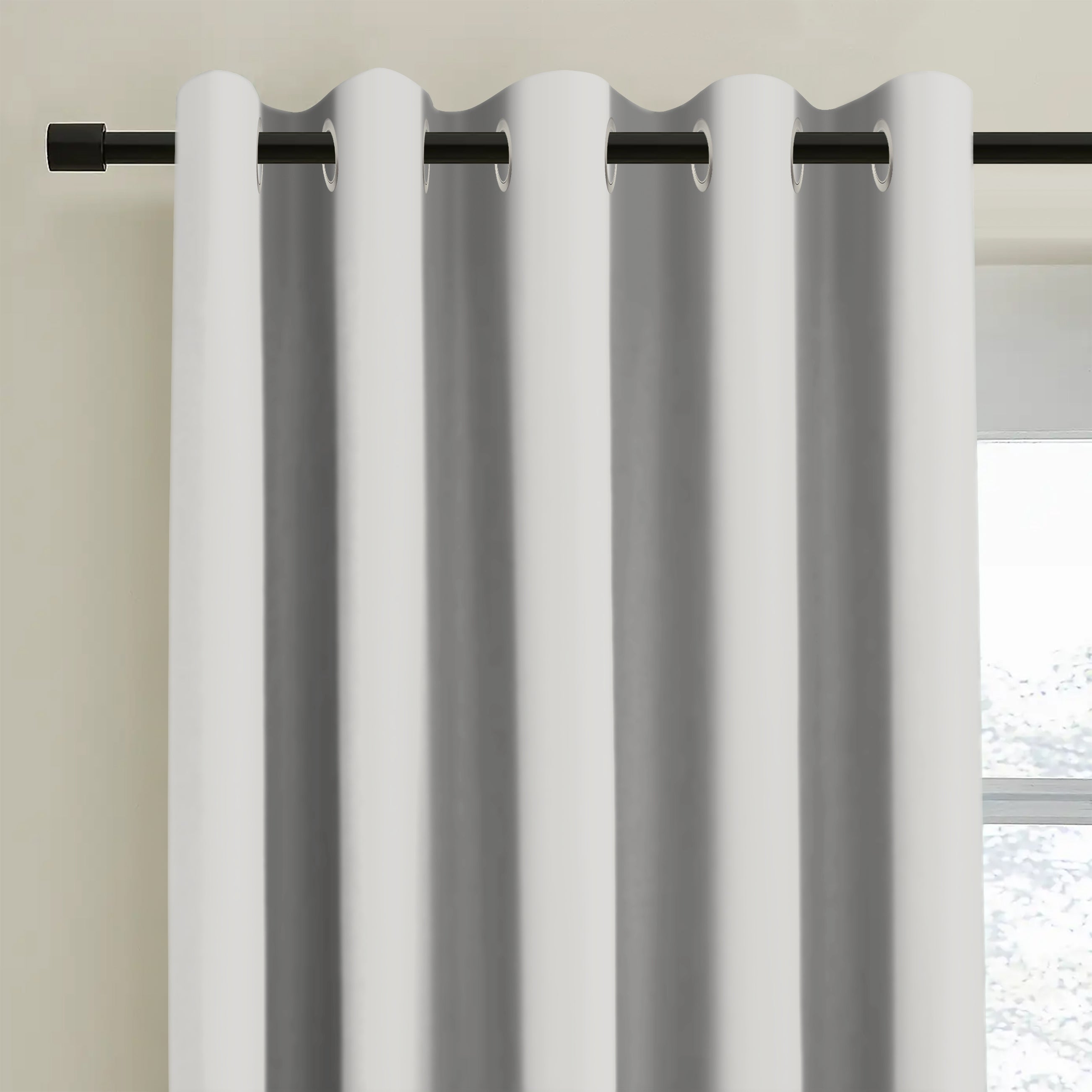 ROMANO GRAY BLACKOUT CURTAIN
