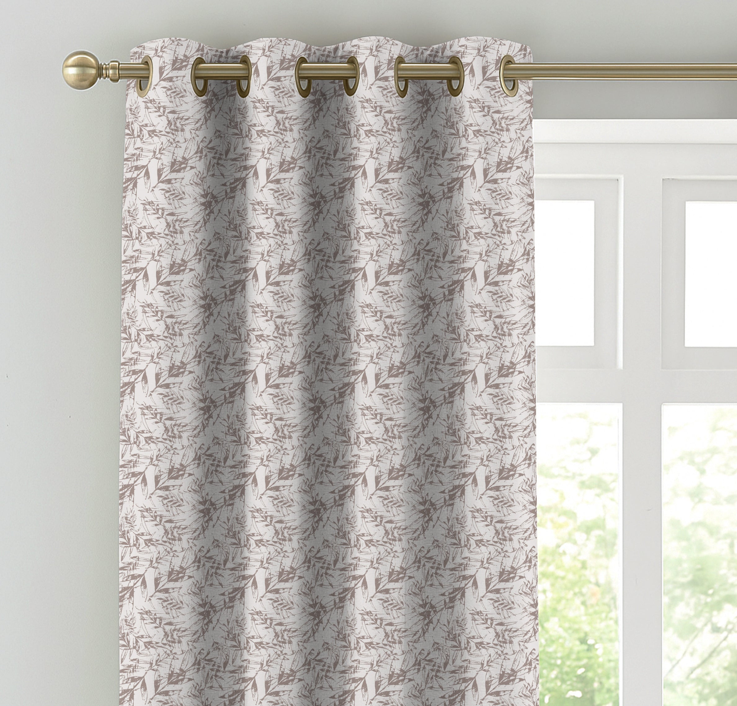 KENTON STONE PRINTED BLACKOUT CURTAIN