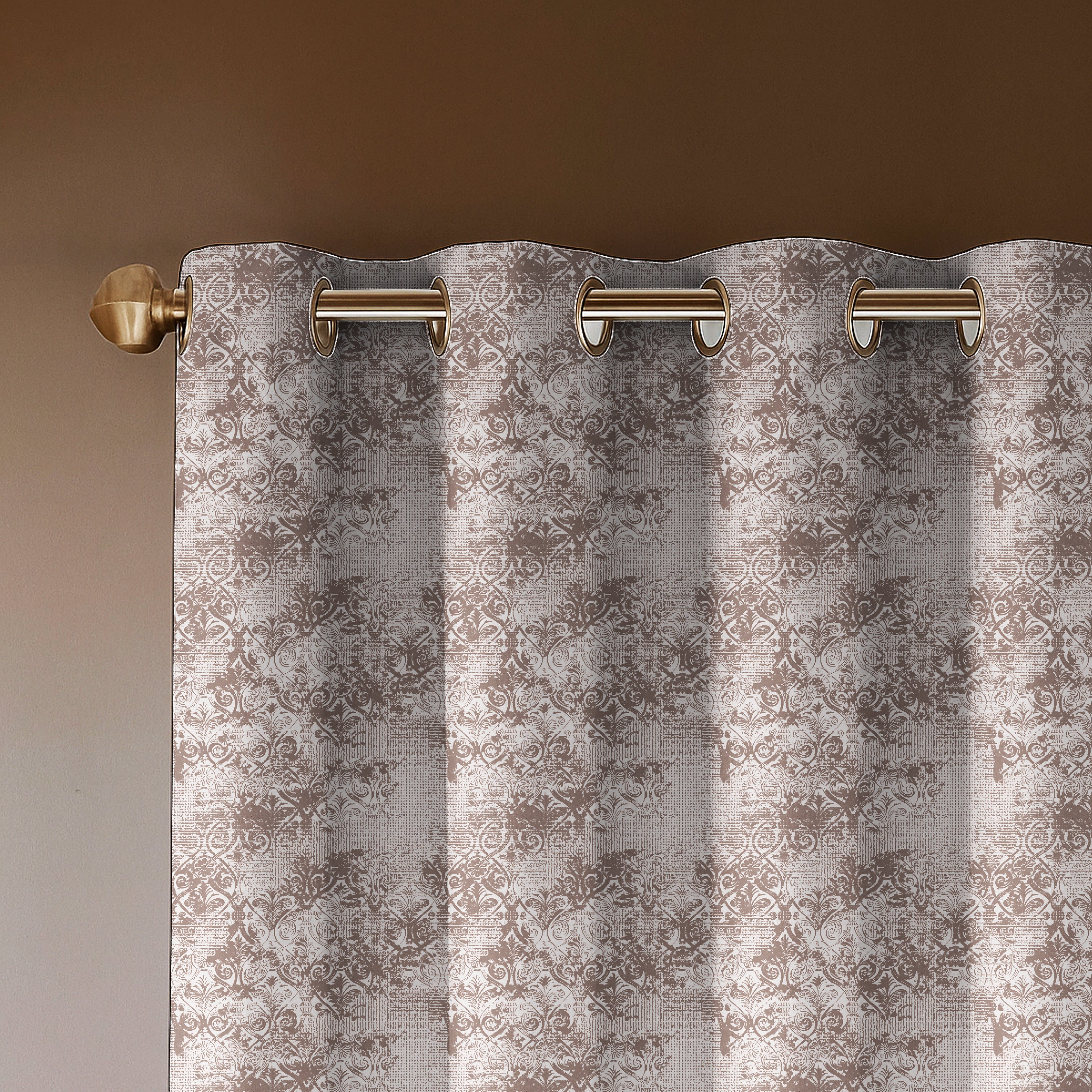 FOLK STONE PRINTED DIMOUT CURTAIN