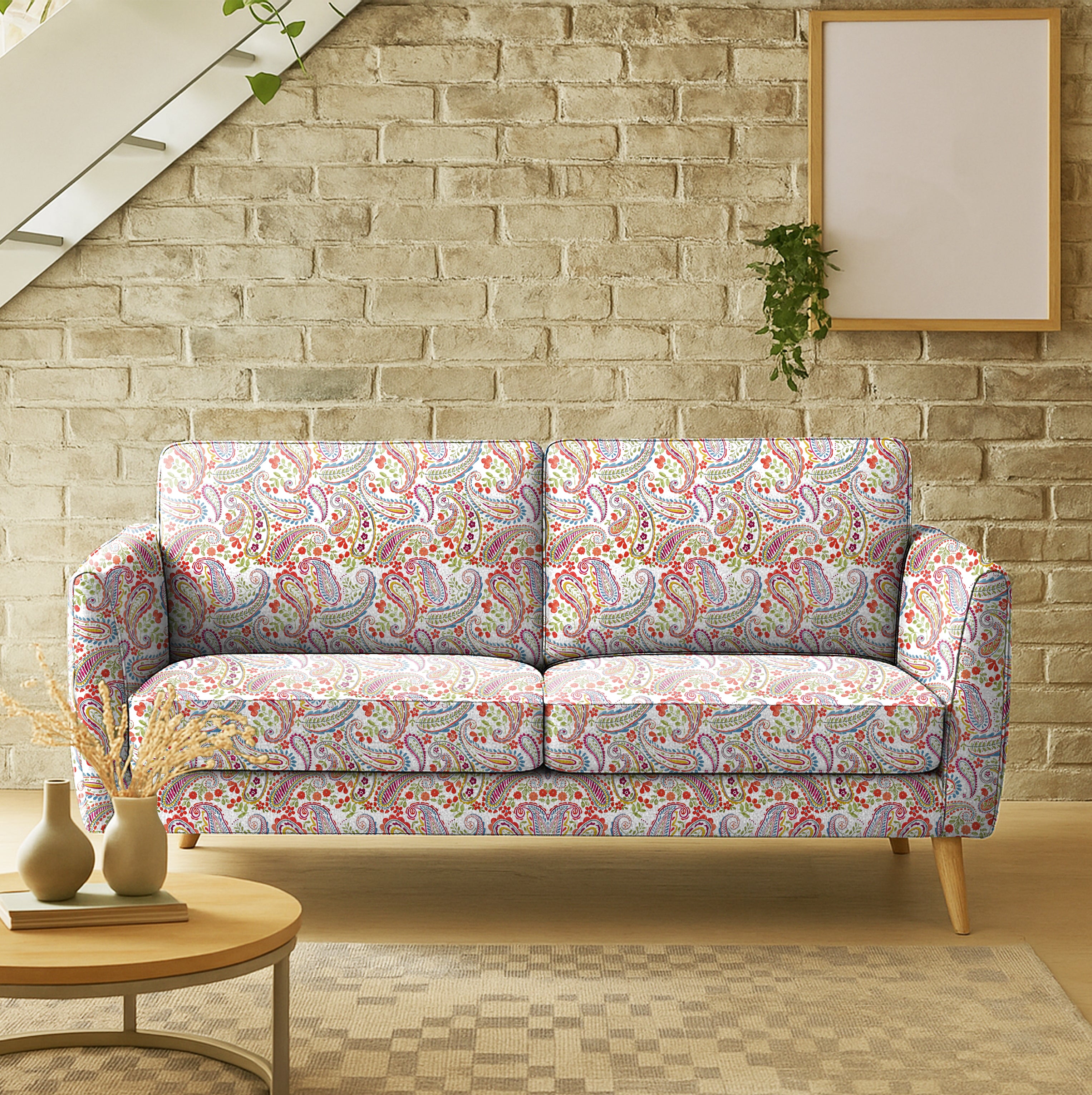 PANAMA RED UPHOLSTERY FABRIC