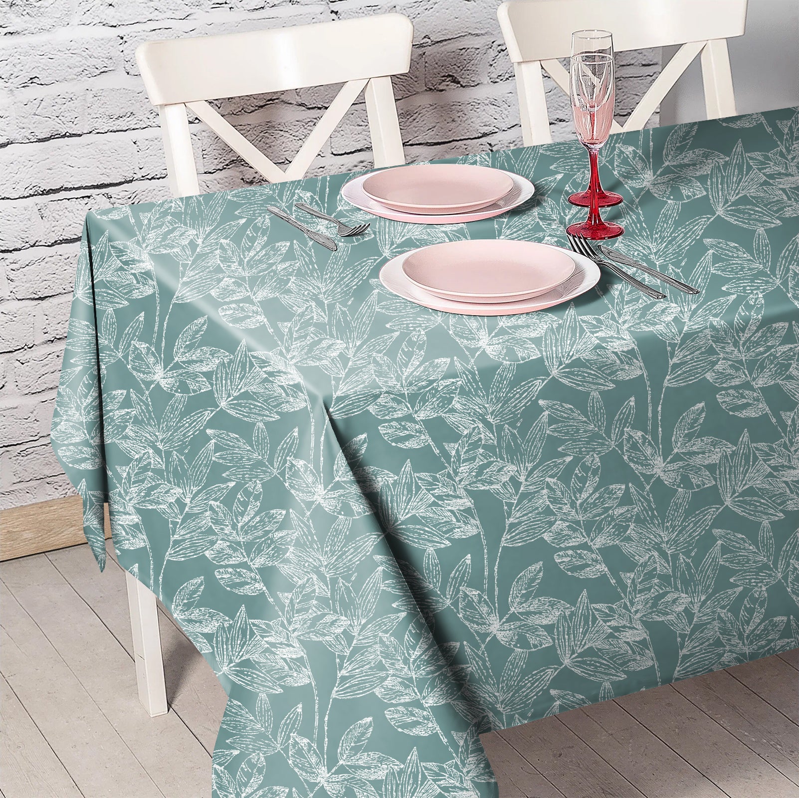 Meadow Dark Sea-Green Table Cloth