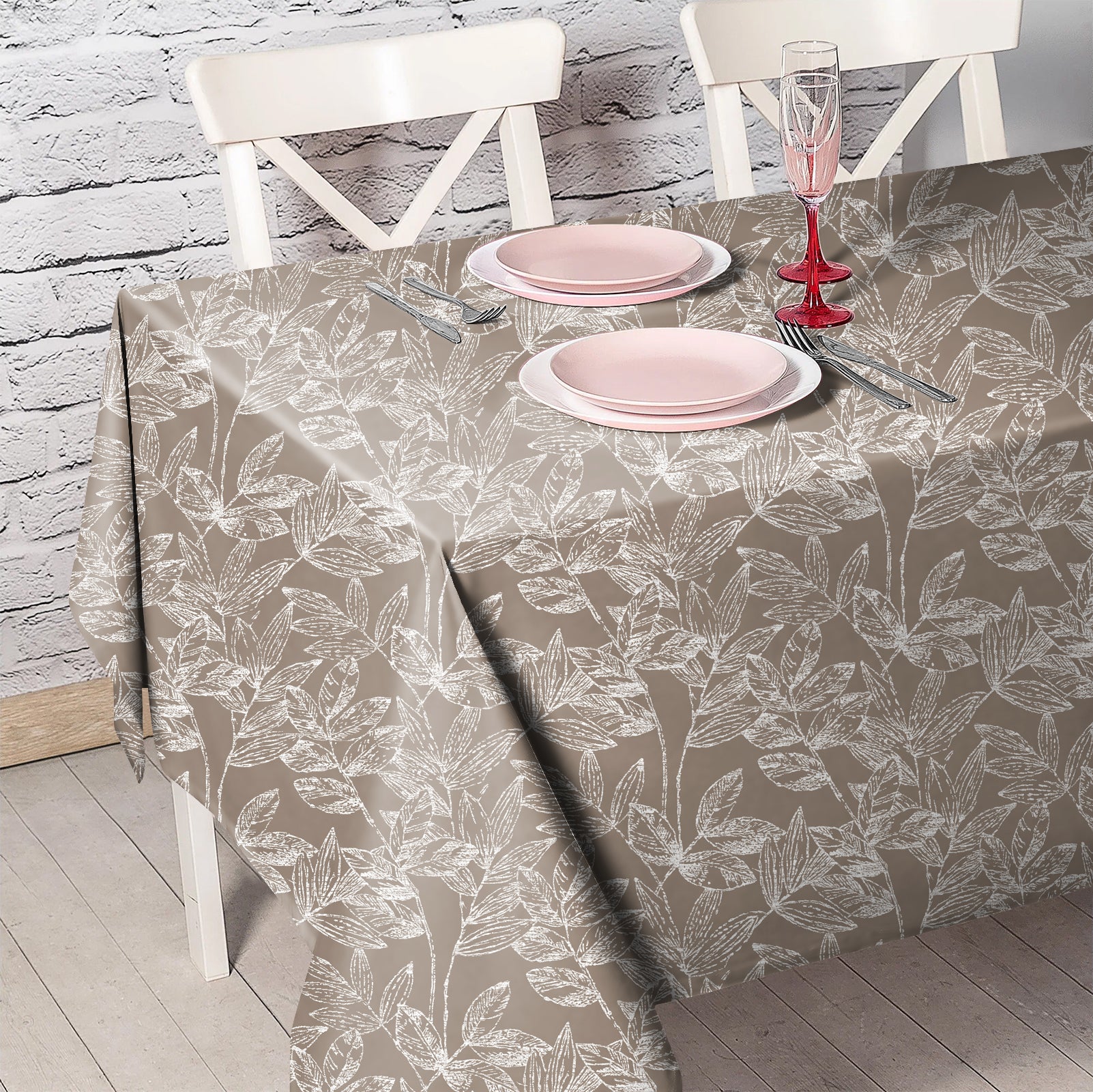 Meadow L-Brown Table Cloth