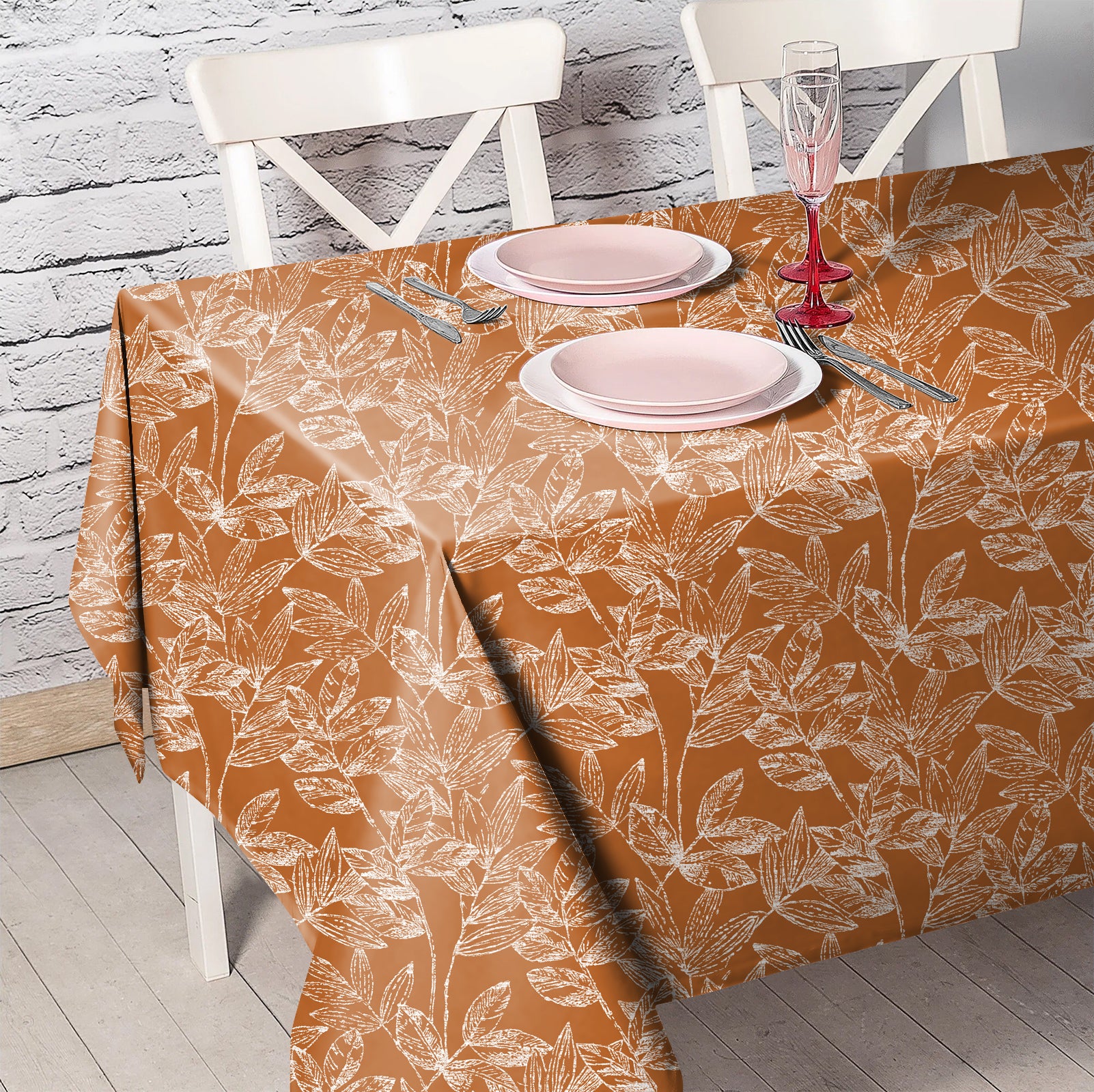 Meadow Orange Table Cloth