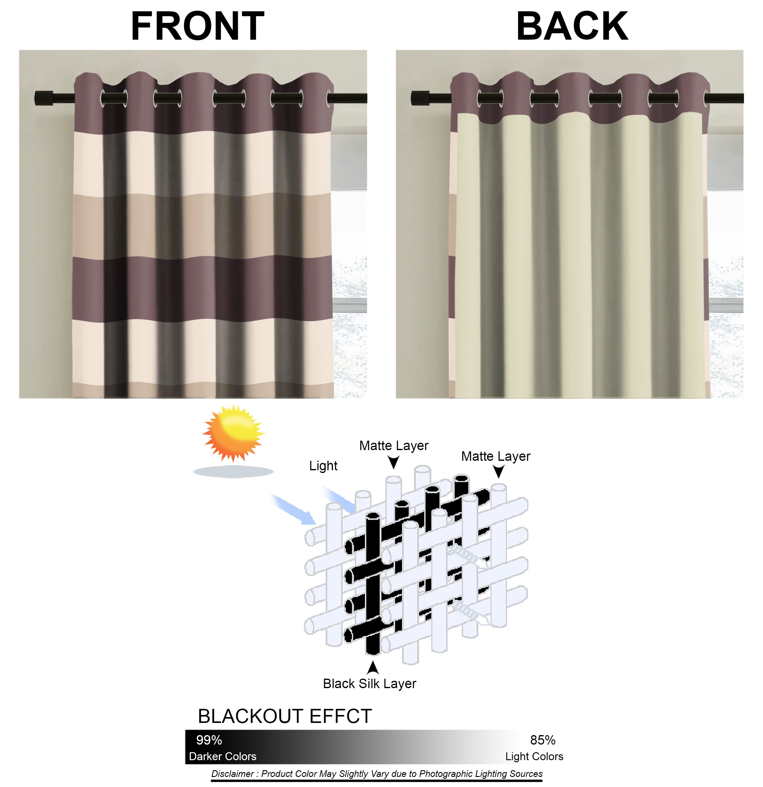 LUXE CLAY BLACKOUT CURTAIN