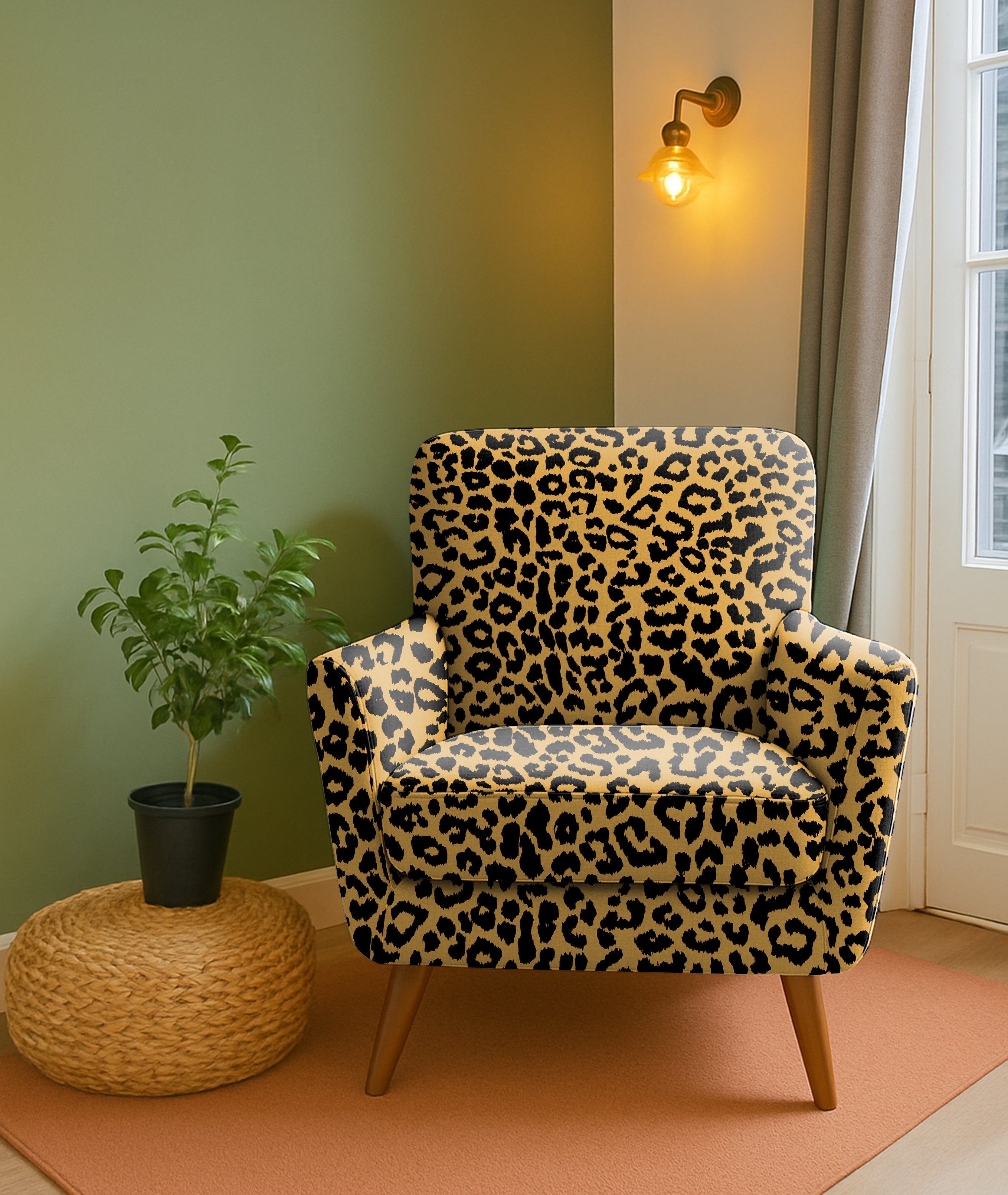 CHEETAH UPHOLSTERY FABRIC