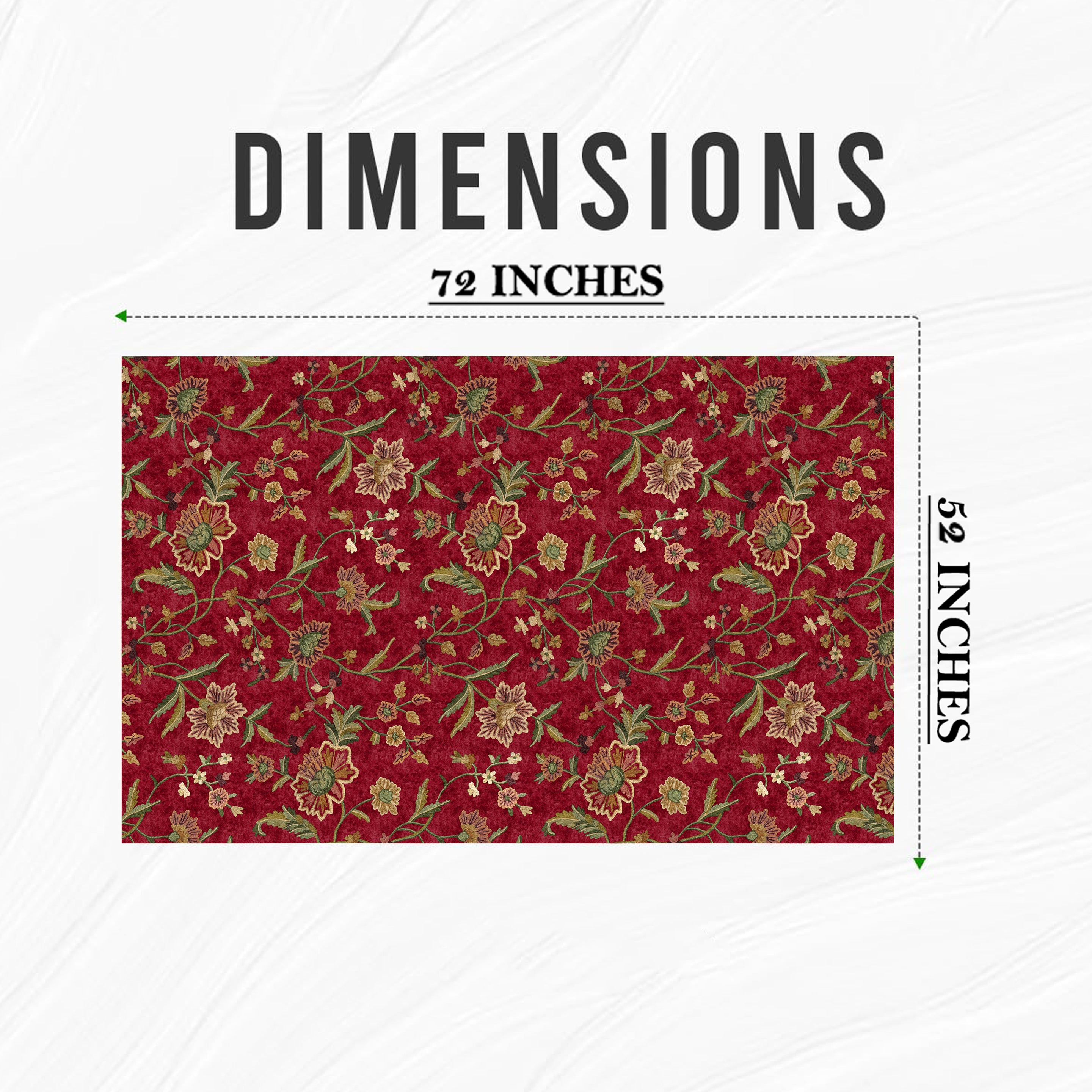 KASHMIRI MAROON TABLE CLOTH