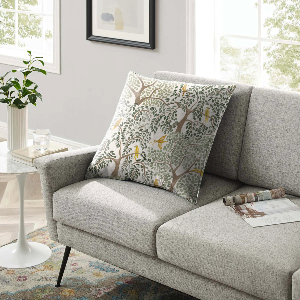 BOTANICAL DIGITAL PRINTED CUSHION COVER (Pack of 2)